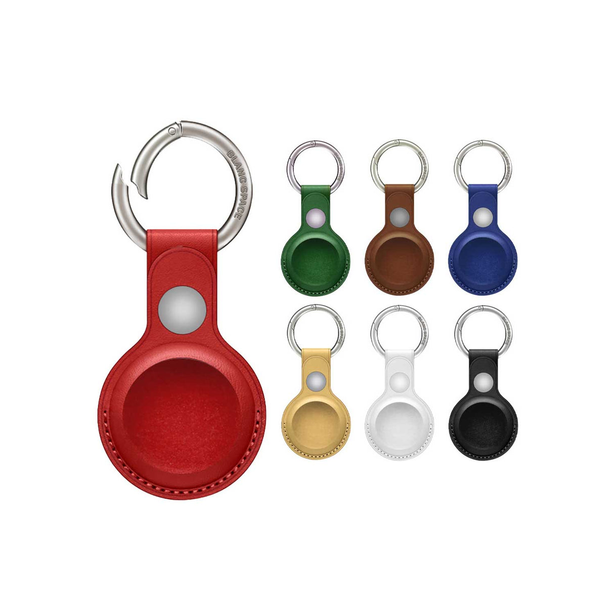 AirTag Leather Key Ring Holder