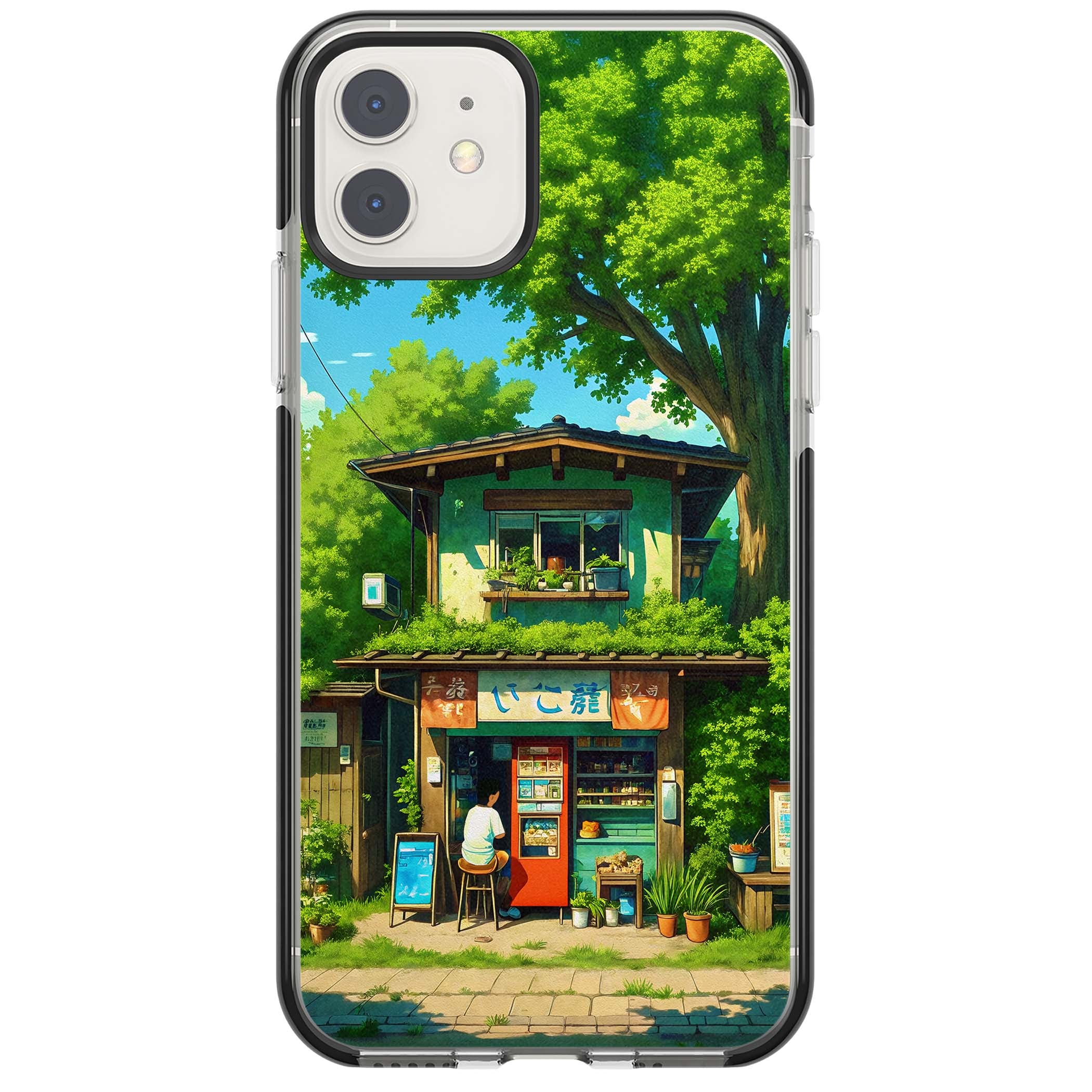 Countryside Kiosk for her iPhone case | Black Impact case for iPhone 11, iPhone 12
