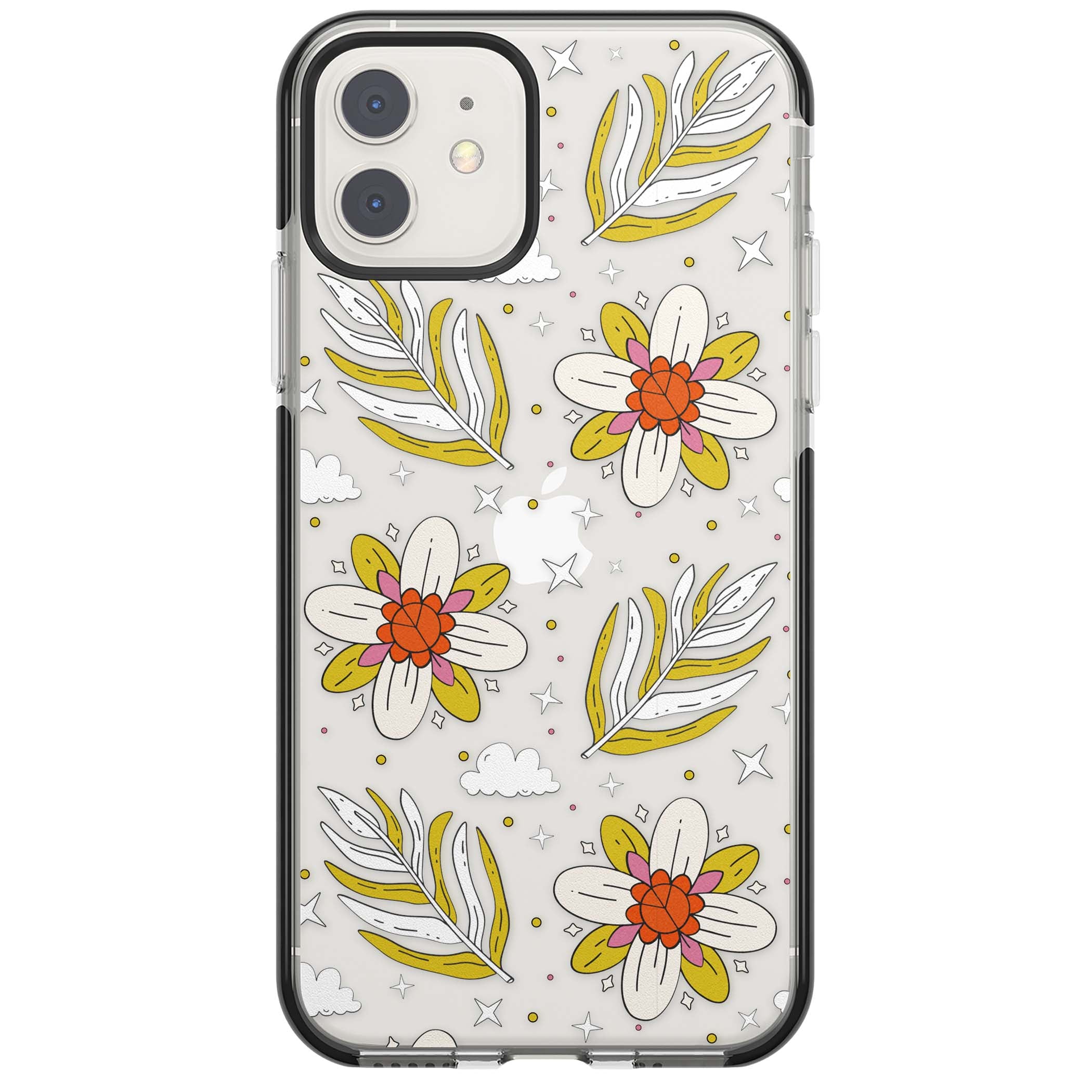 Elevate Your Phone'S Style With This Boho Celestial Sun & Eye Phone Case, Featuring A Mystical Blend Of Suns, All-Seeing Eyes, Butterflies, Stars, And