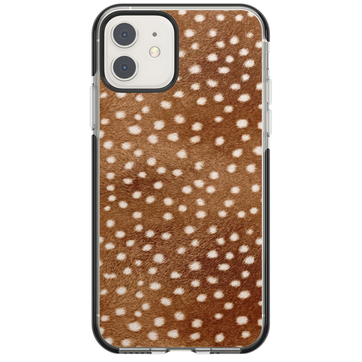 Deer Print animals iPhone case | Black Impact case for iPhone 11, iPhone 12
