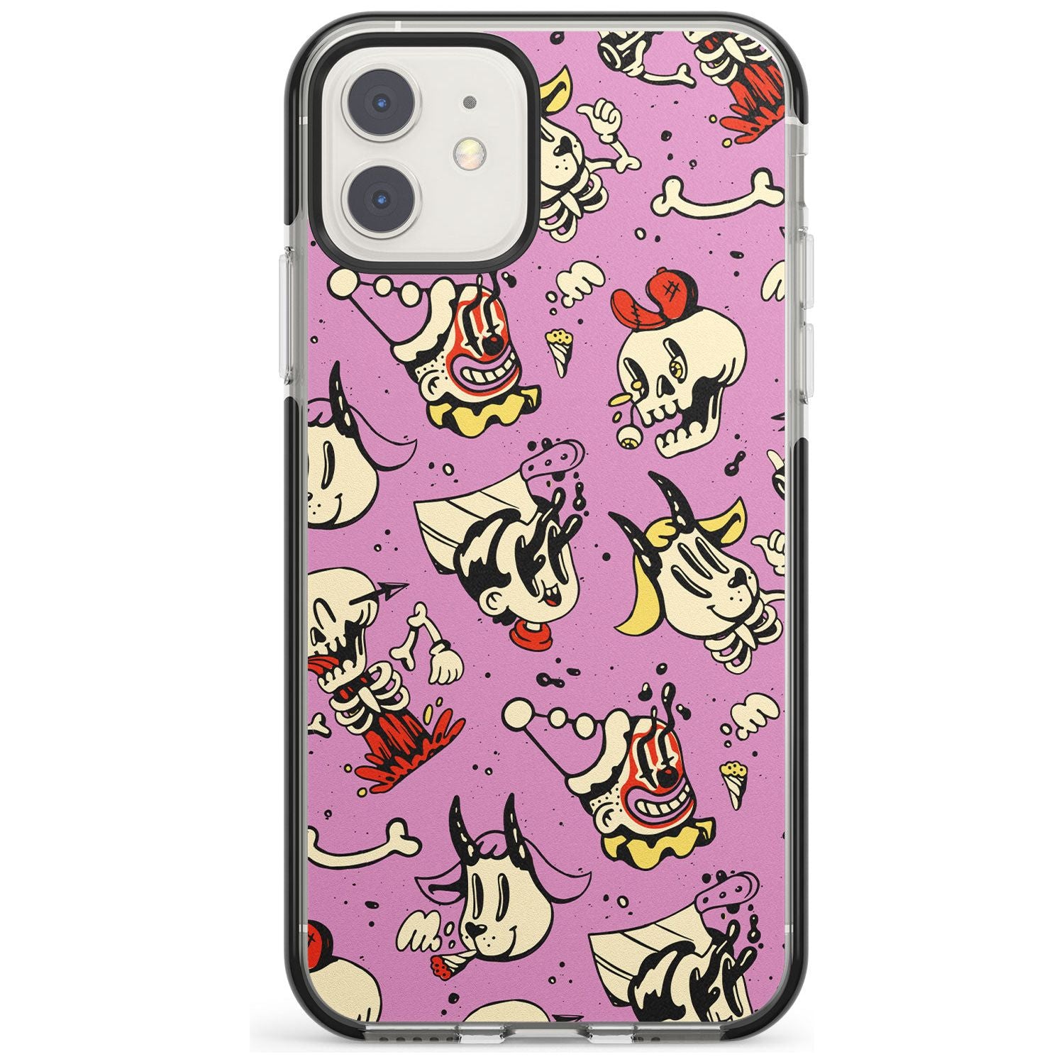 Halloween Mix Pattern Impact Phone Case for iPhone 11, iphone 12