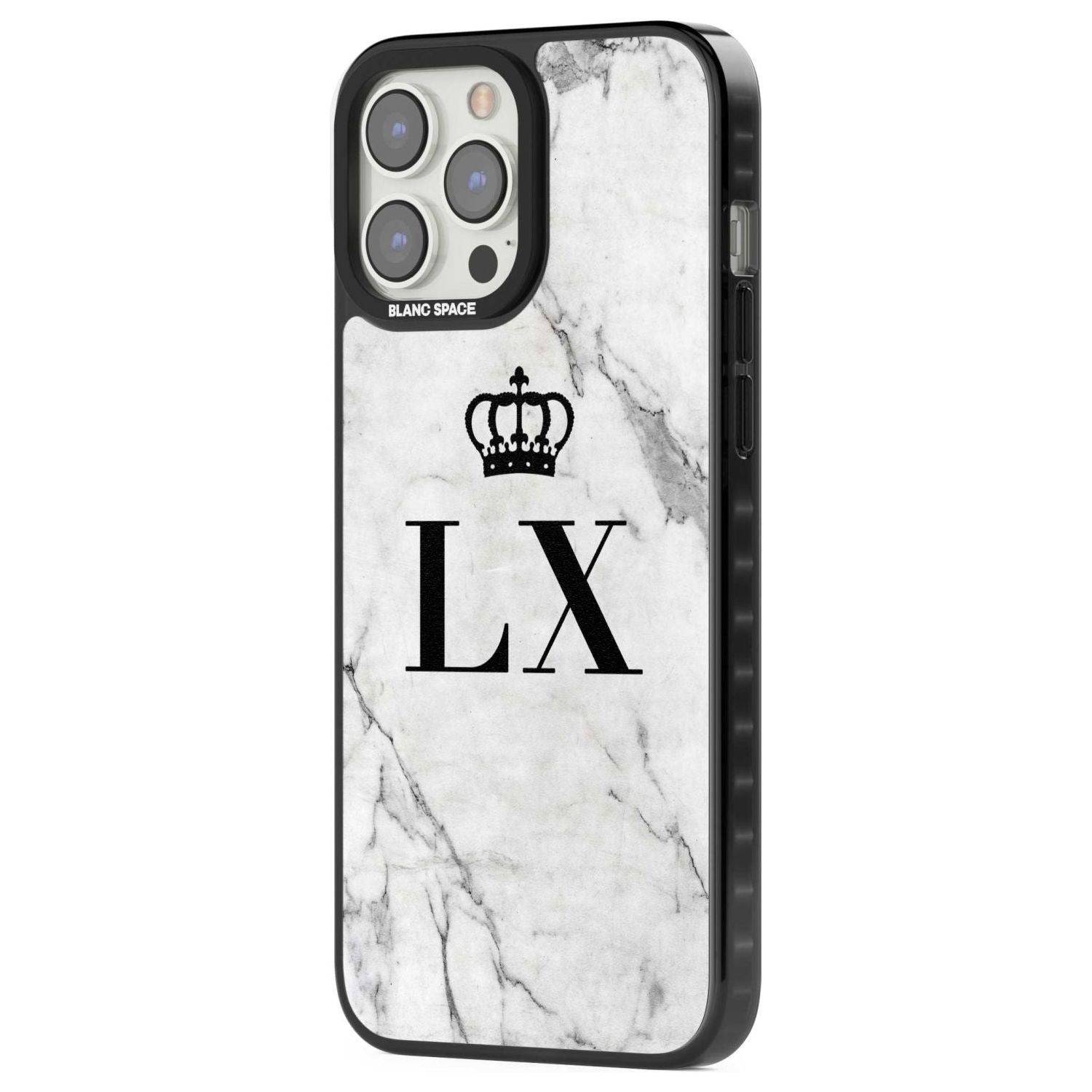 Personalised Initials with Crown on White Marble Custom Phone Case iPhone 15 Pro Max / Black Impact Case,iPhone 15 Plus / Black Impact Case,iPhone 15 Pro / Black Impact Case,iPhone 15 / Black Impact Case,iPhone 15 Pro Max / Impact Case,iPhone 15 Plus / Impact Case,iPhone 15 Pro / Impact Case,iPhone 15 / Impact Case,iPhone 15 Pro Max / Magsafe Black Impact Case,iPhone 15 Plus / Magsafe Black Impact Case,iPhone 15 Pro / Magsafe Black Impact Case,iPhone 15 / Magsafe Black Impact Case,iPhone 14 Pro Max / Black