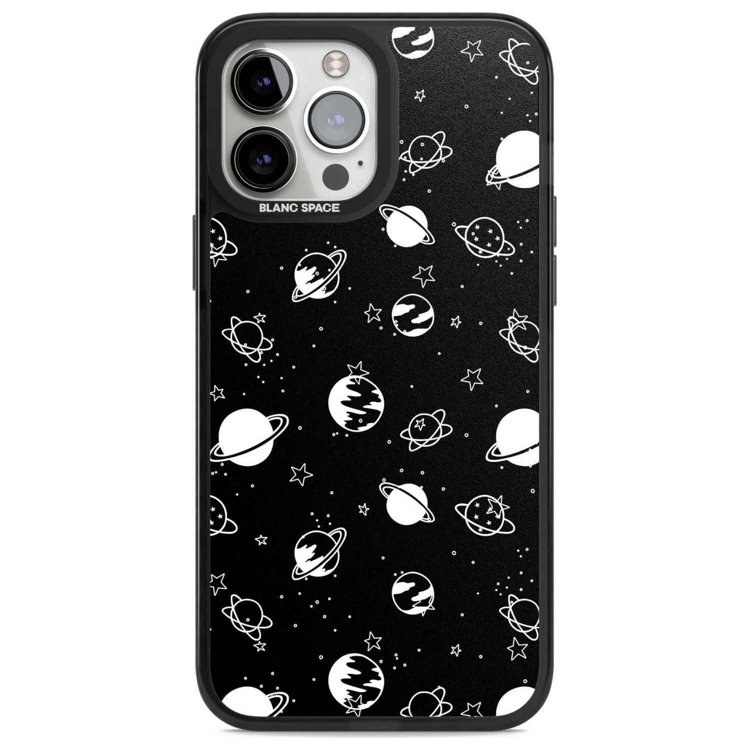 White Planets On Black