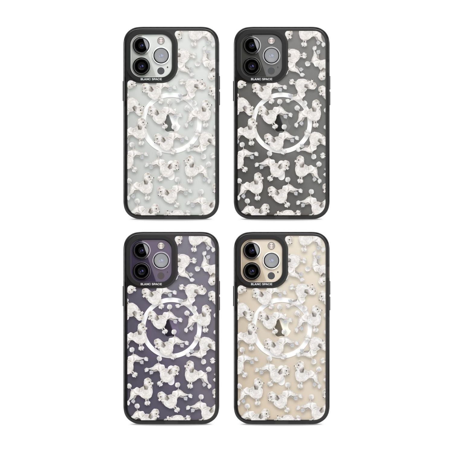 Poodle Watercolor Pattern