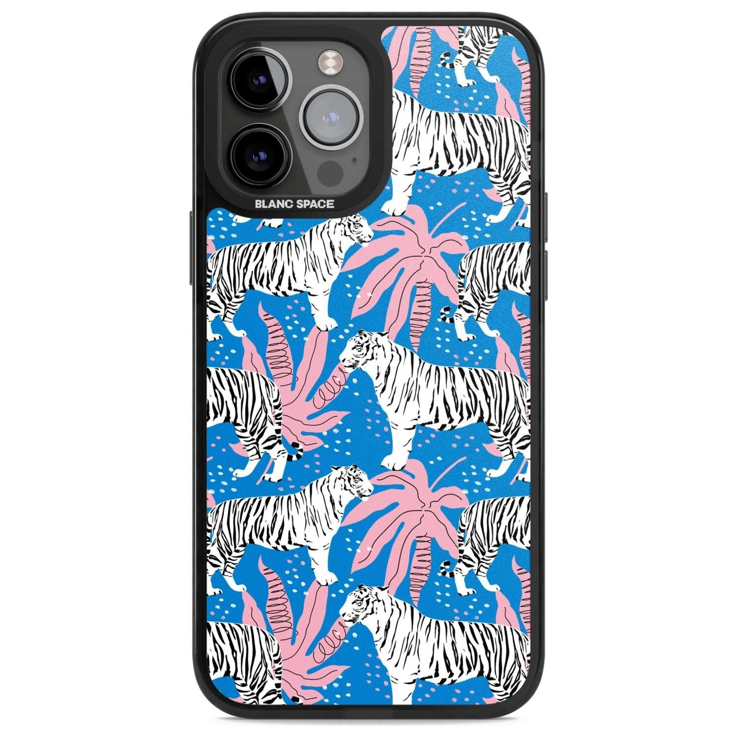 Bengal Blues Phone Case iPhone 13 Pro Max / Magsafe Black Impact Case Blanc Space