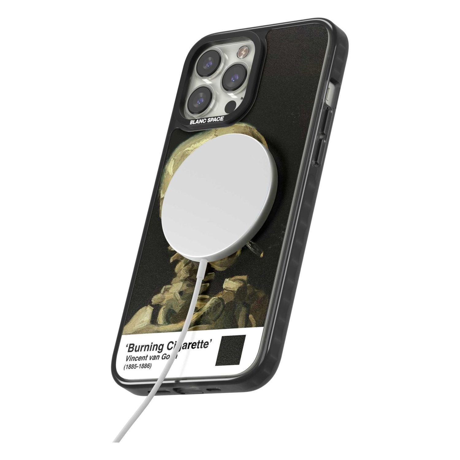 Skull Of A Skeleton With Burning Cigarette