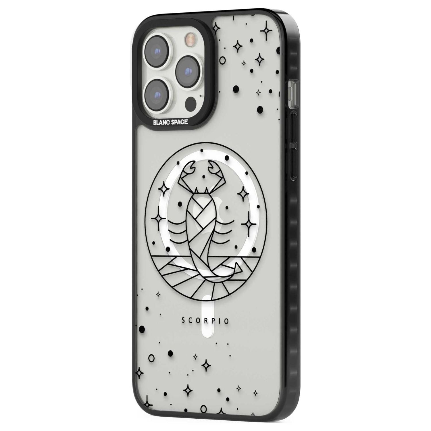 Scorpio Emblem Cosmic Design