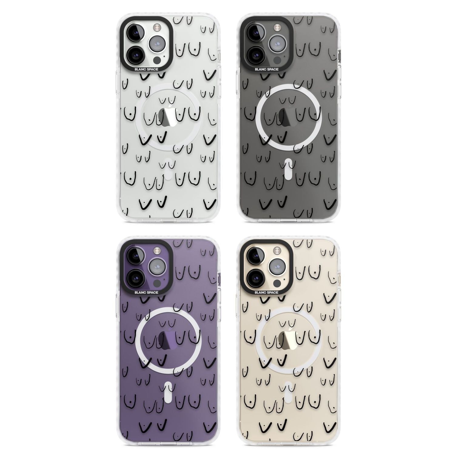 Boob Pattern (Black)