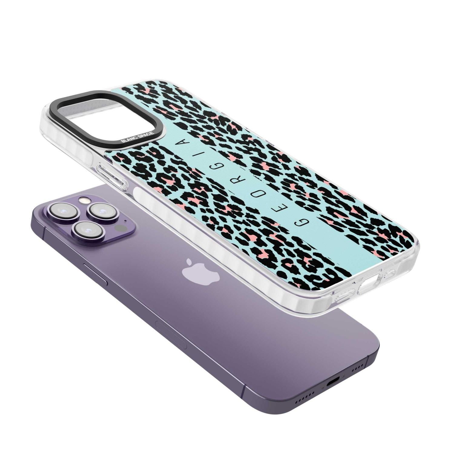 Personalised Blue Leopard