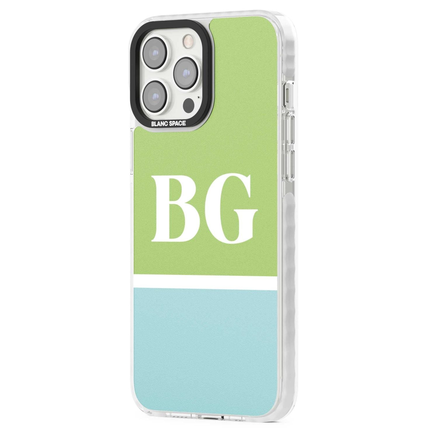 Personalised Colorblock: Green & Turquoise