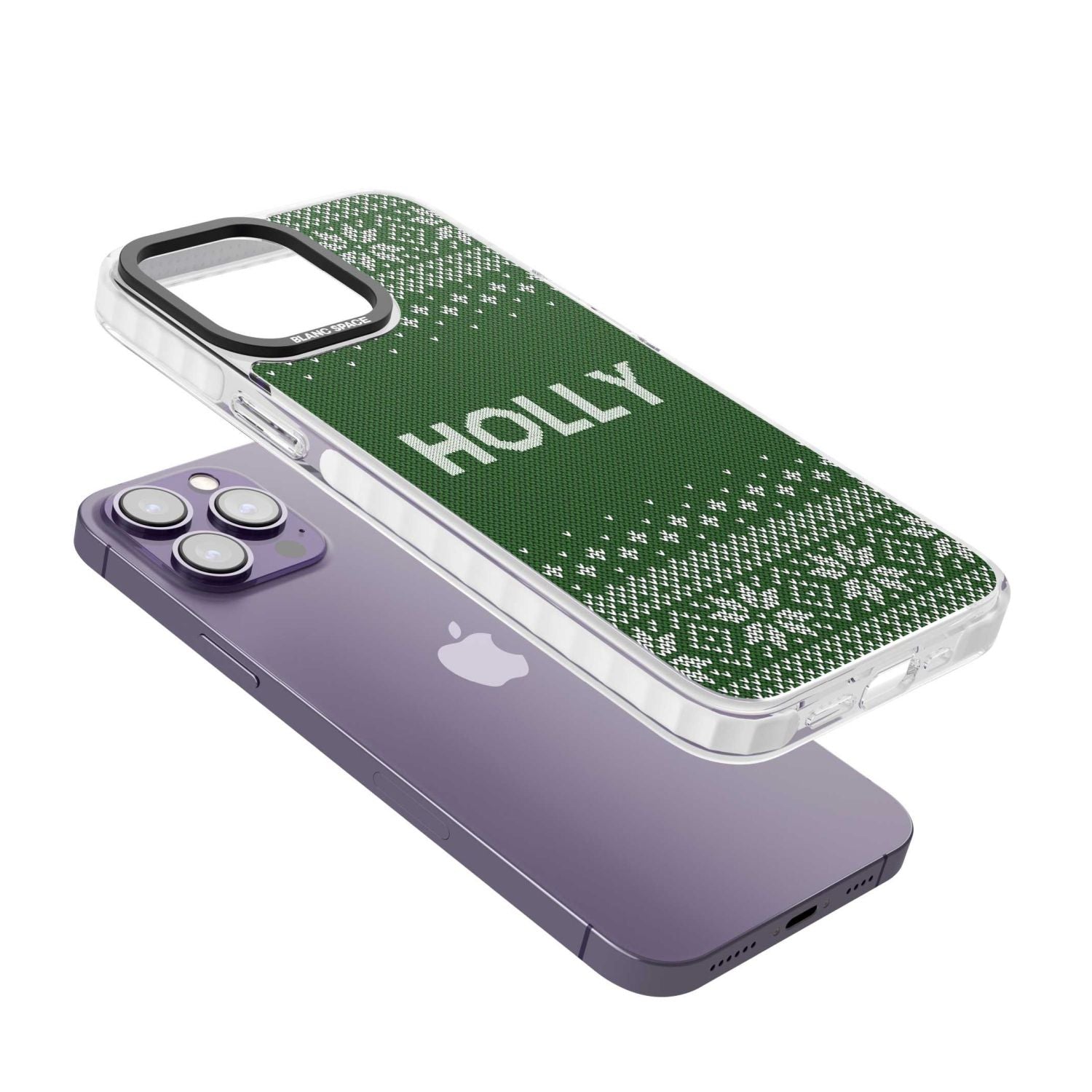 Personalised Green Christmas Knit