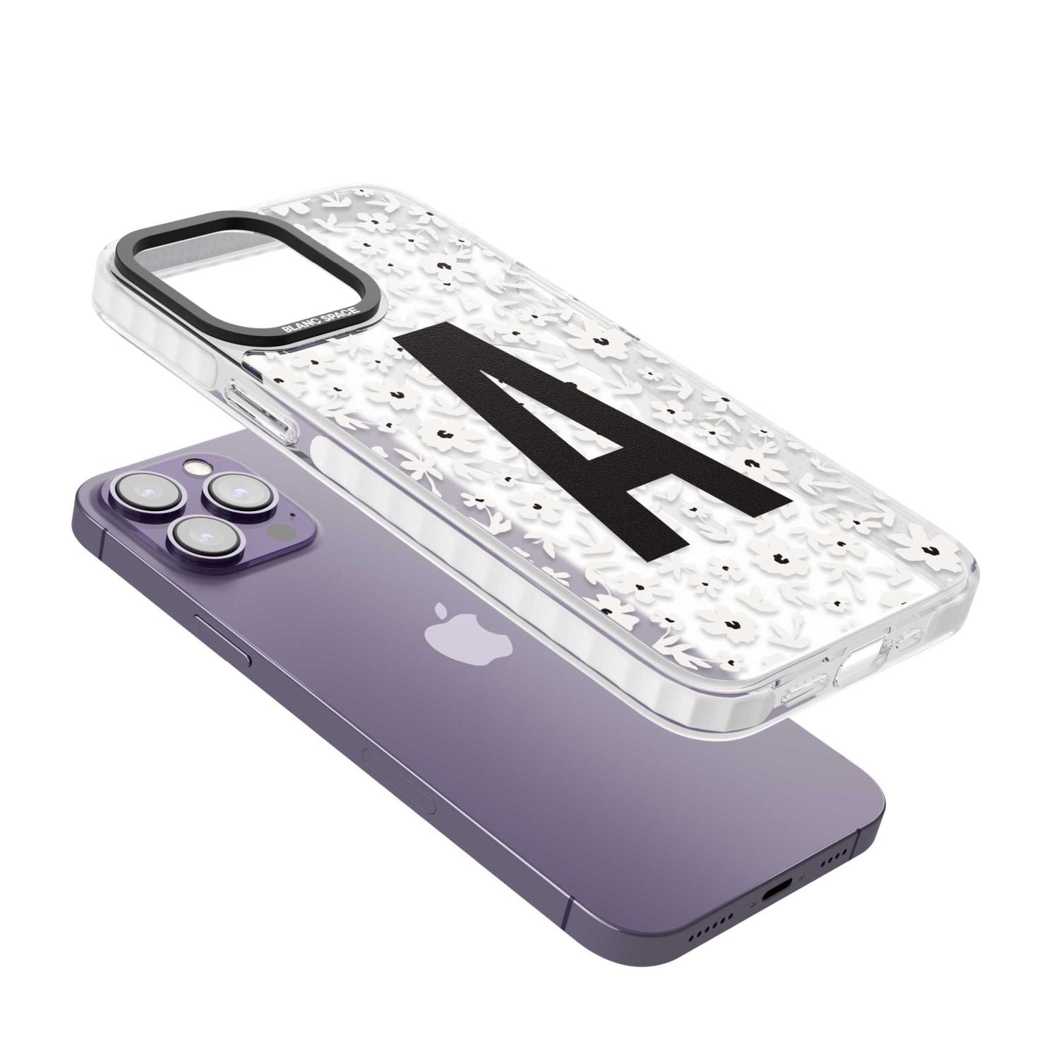 Personalised Bold Initial Floral