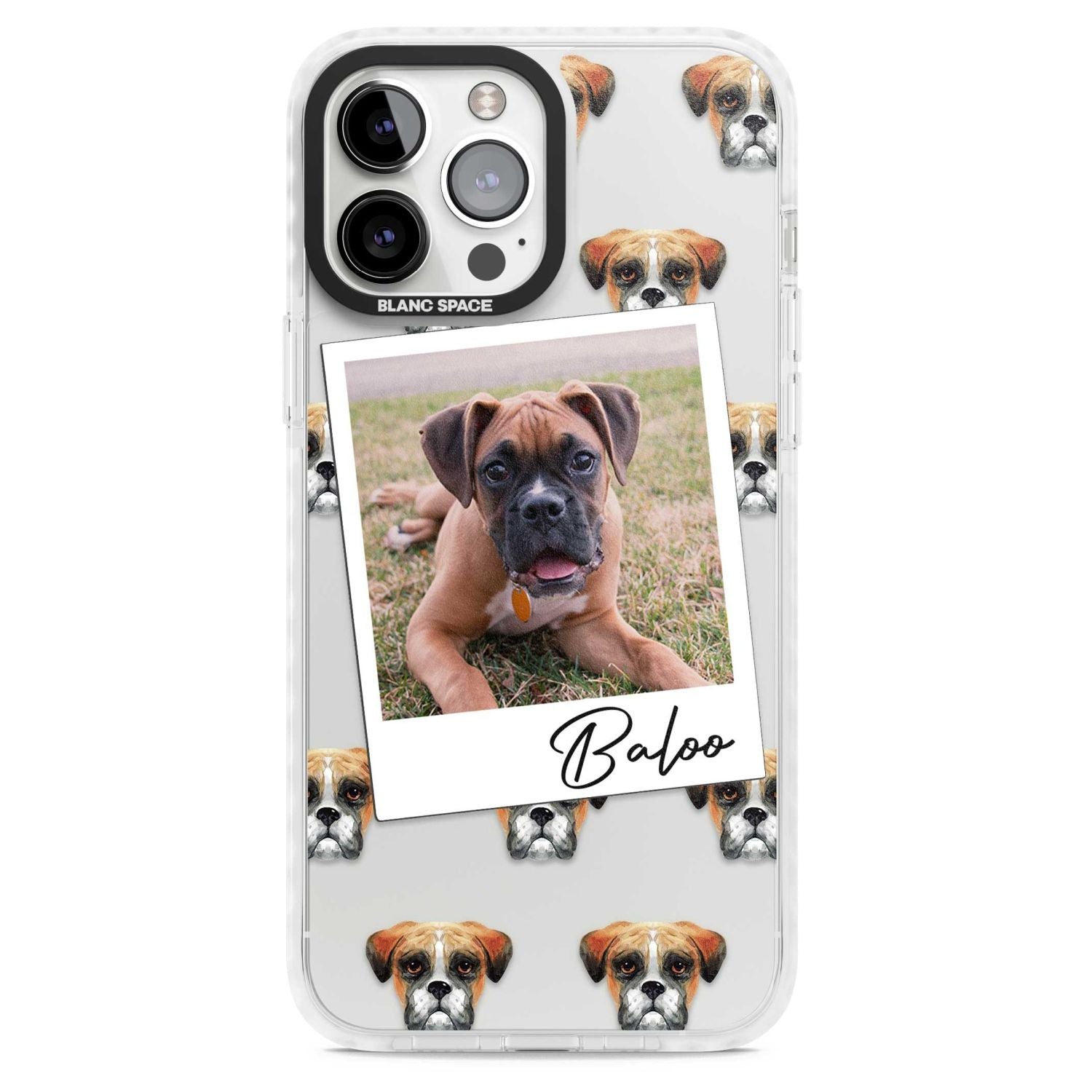 Personalised Boxer Instant Camera Photo