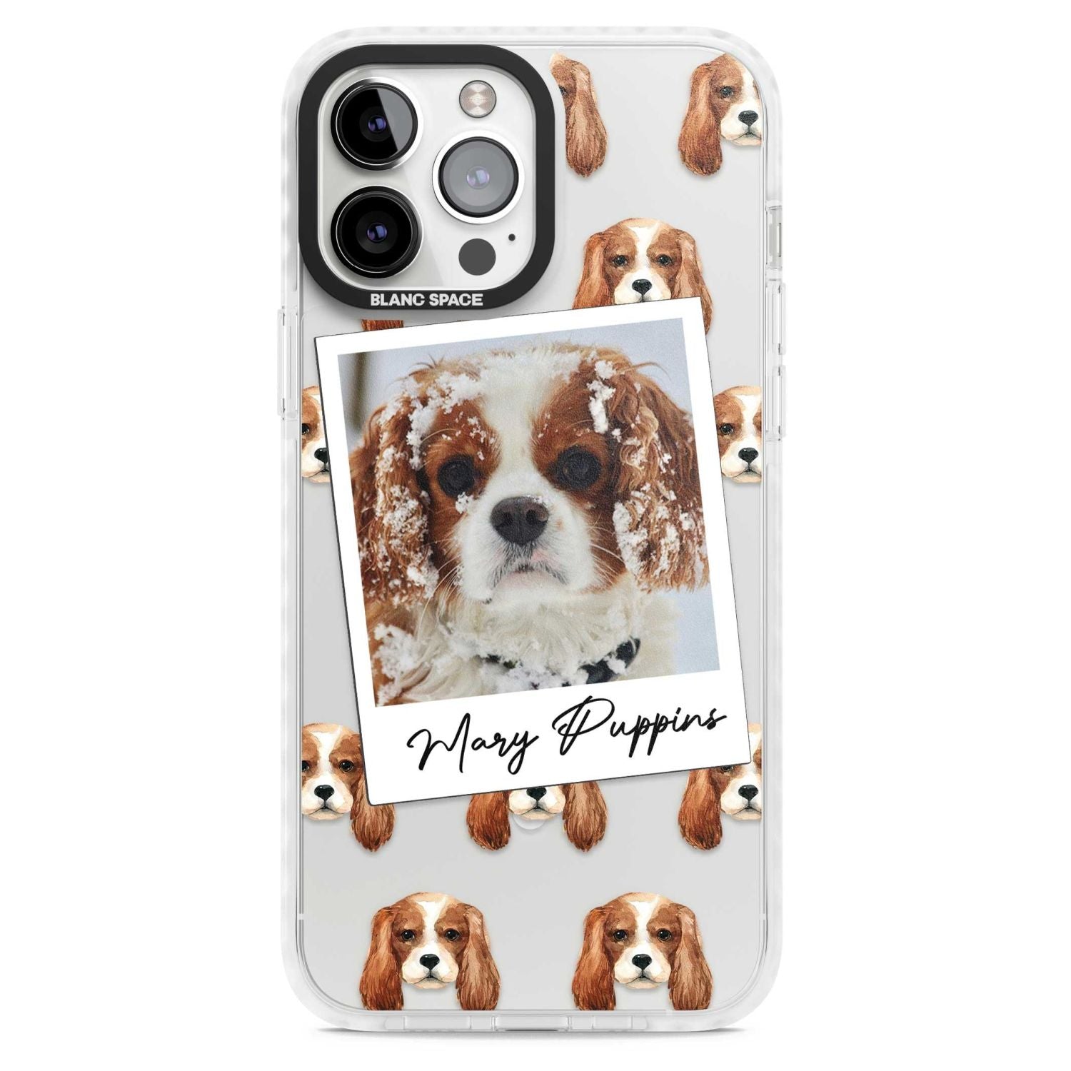 Personalised Cavalier King Charles Instant Camera Photo