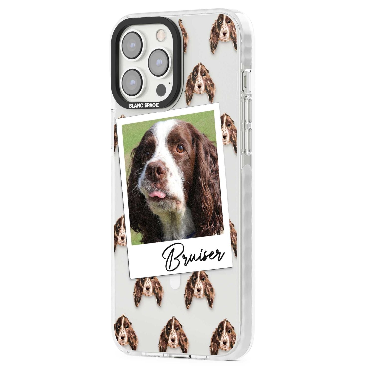 Personalised Springer Spaniel Instant Camera Photo
