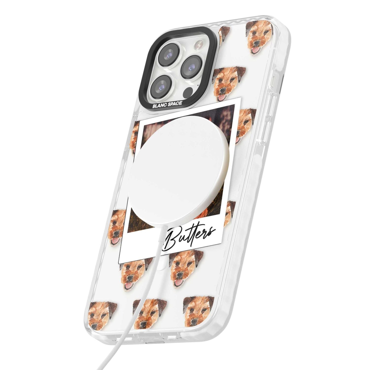 Personalised Border Terrier Instant Camera Photo