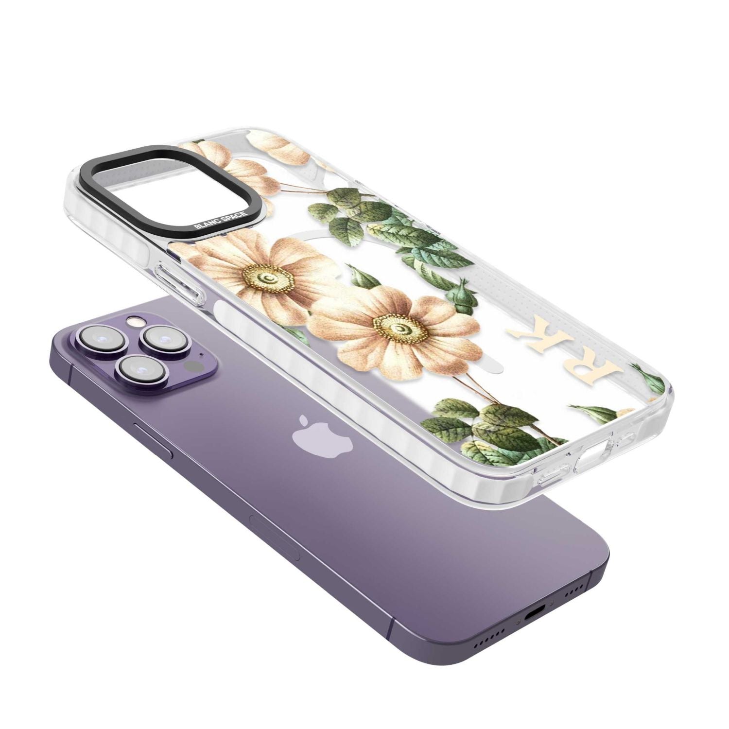 Personalised Vintage Floral Anemone