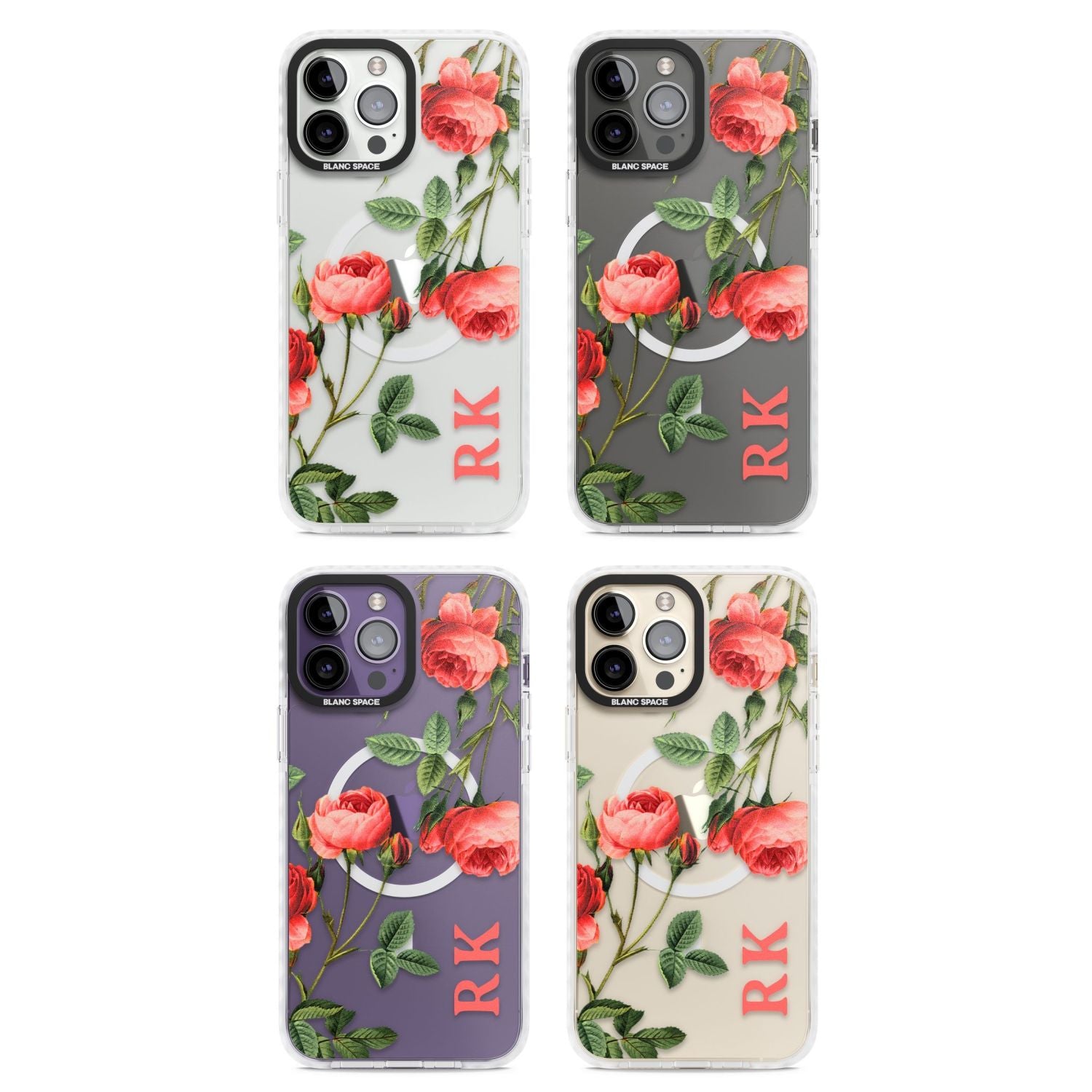 Personalised Vintage Floral Rose