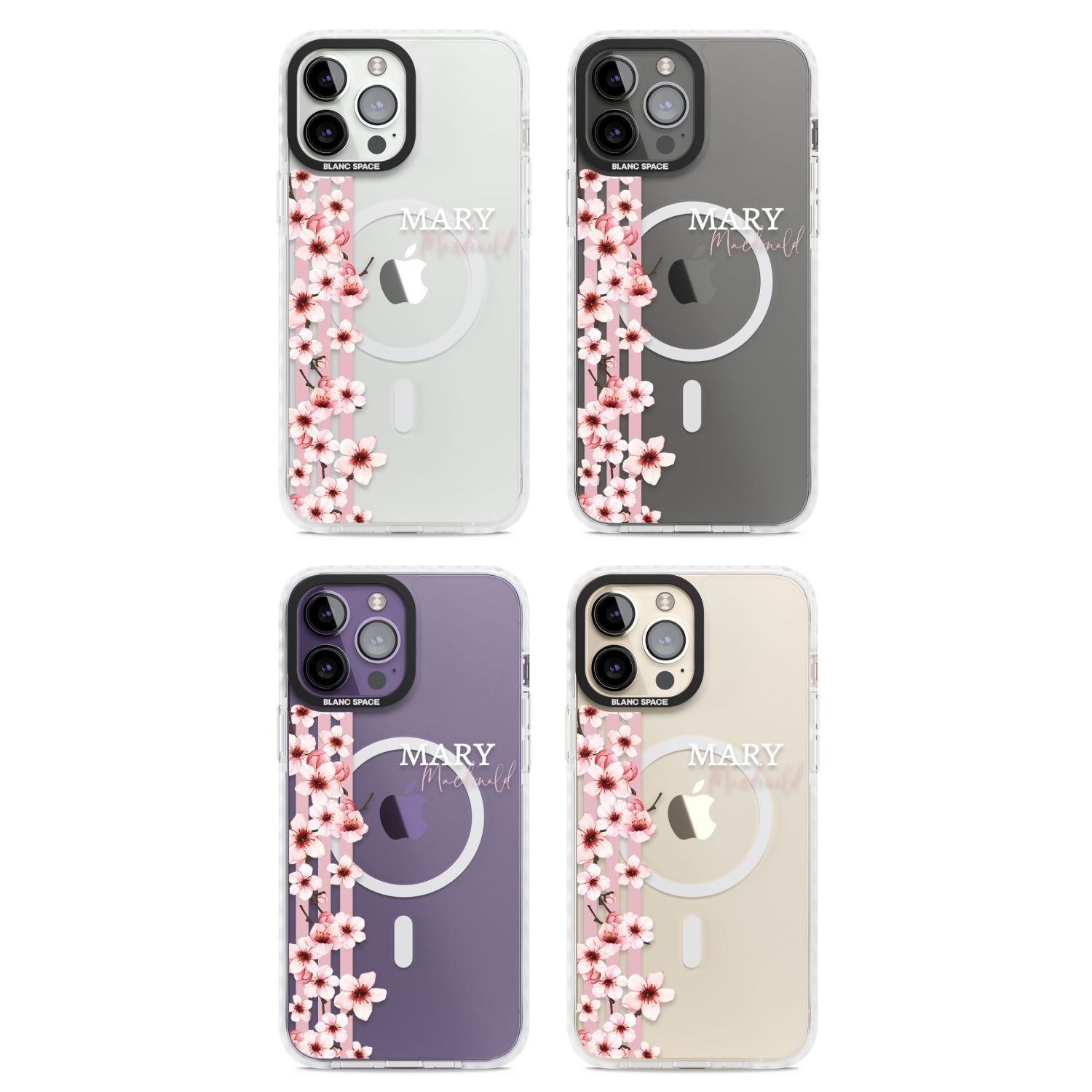 Personalised Cherry Blossom Stripes