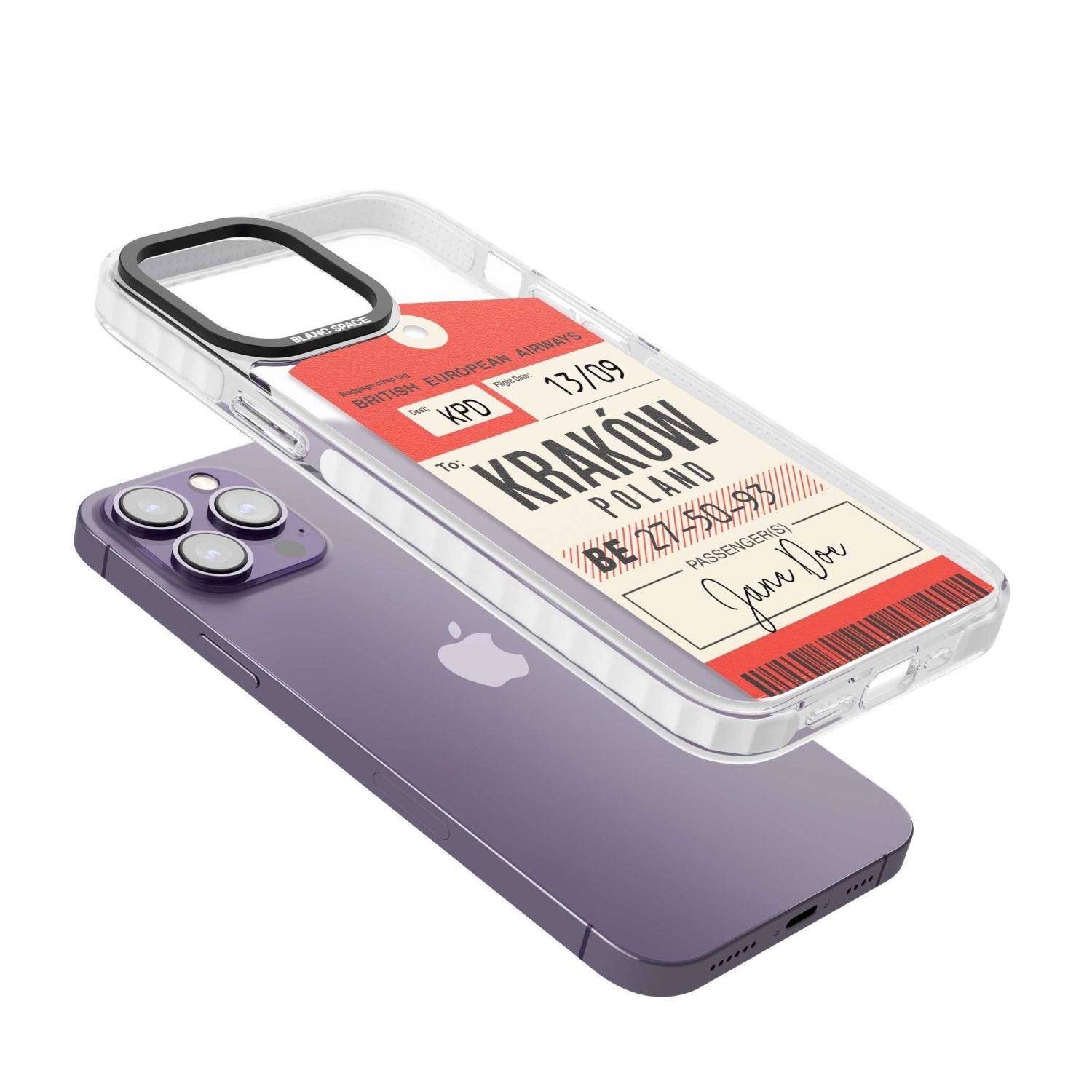 Personalised Vintage Bea Luggage Tag