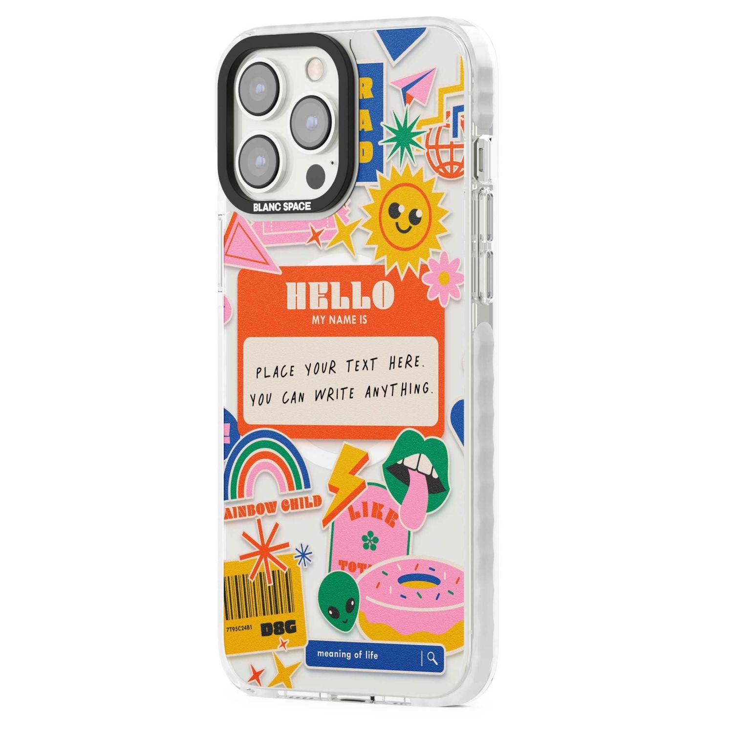 Personalised Retro Vibes Sticker