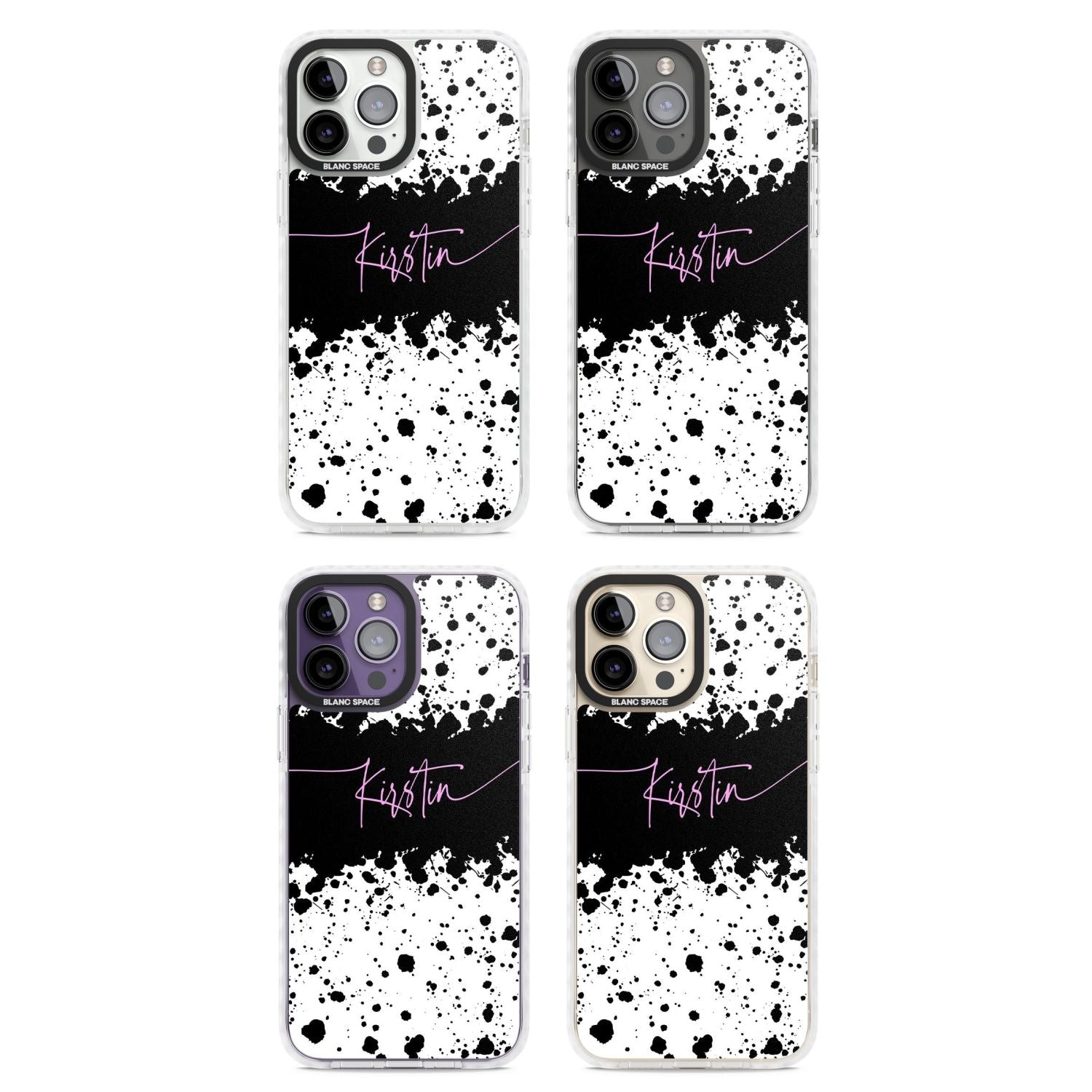 Personalised Bold Paint Splatters