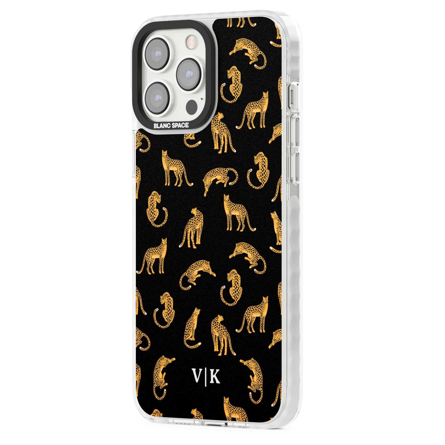 Personalised Gold Cheetah Pattern