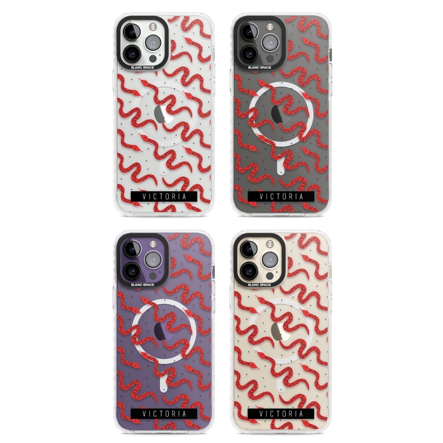 Personalised Red Snake Pattern