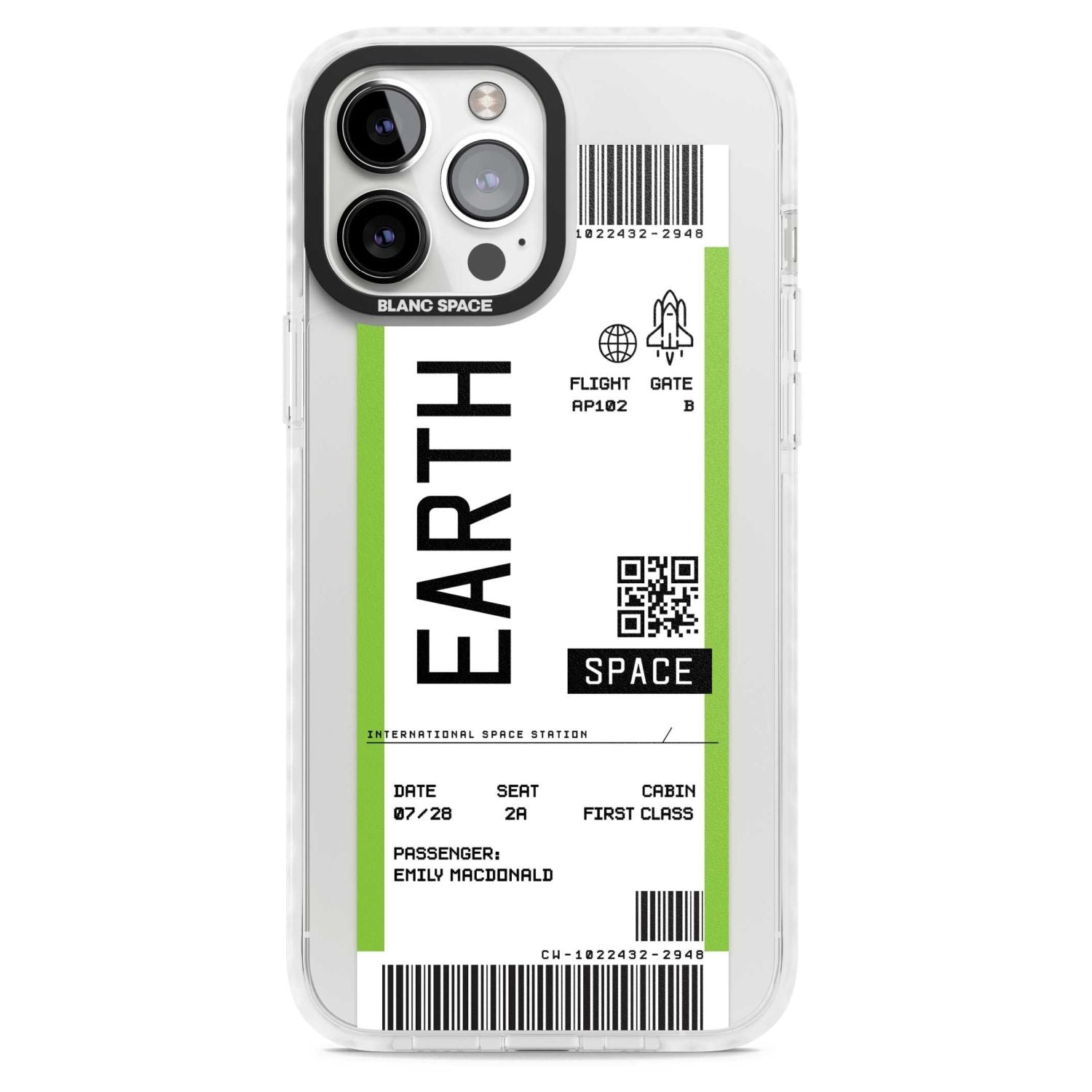 Personalised Earth Travel Ticket