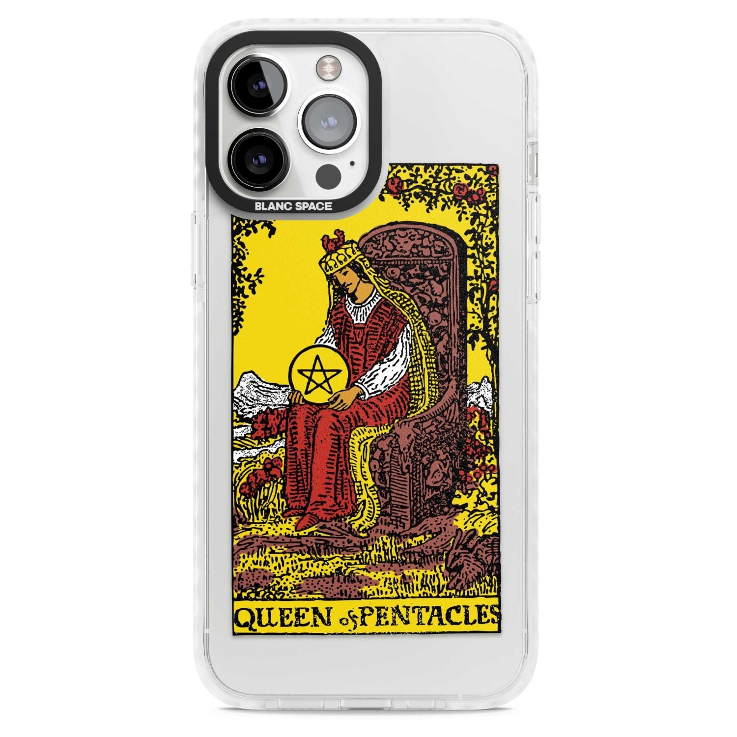 Personalised Queen Of Pentacles Tarot Card (Color)