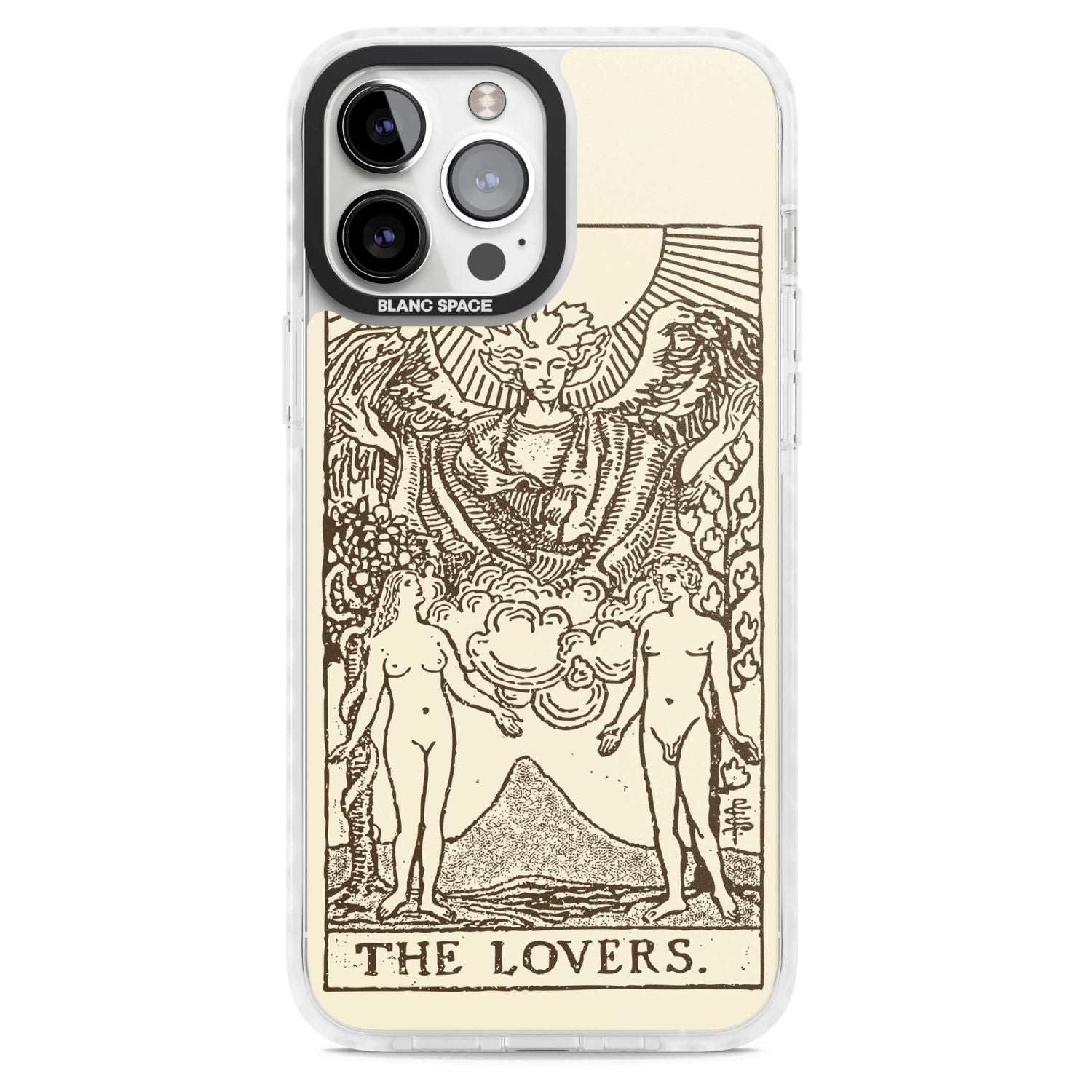 Personalised The Lovers Tarot Card (Cream)