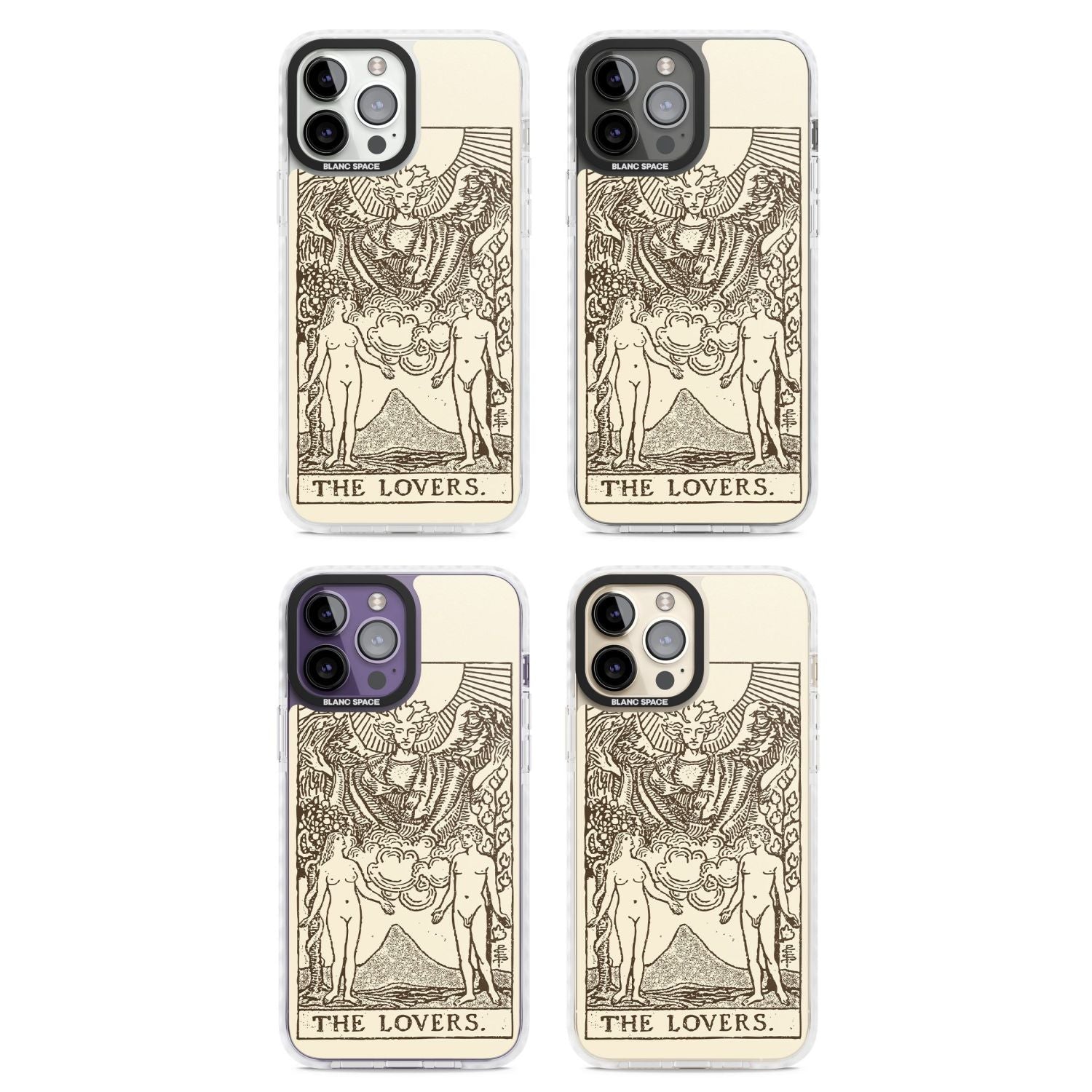 Personalised The Lovers Tarot Card (Cream)