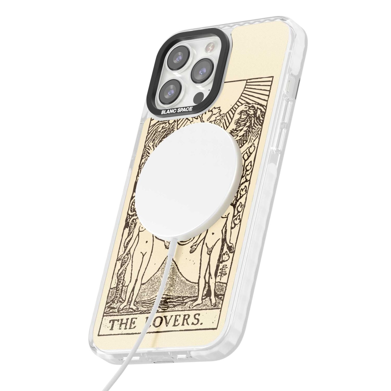 Personalised The Lovers Tarot Card (Cream)