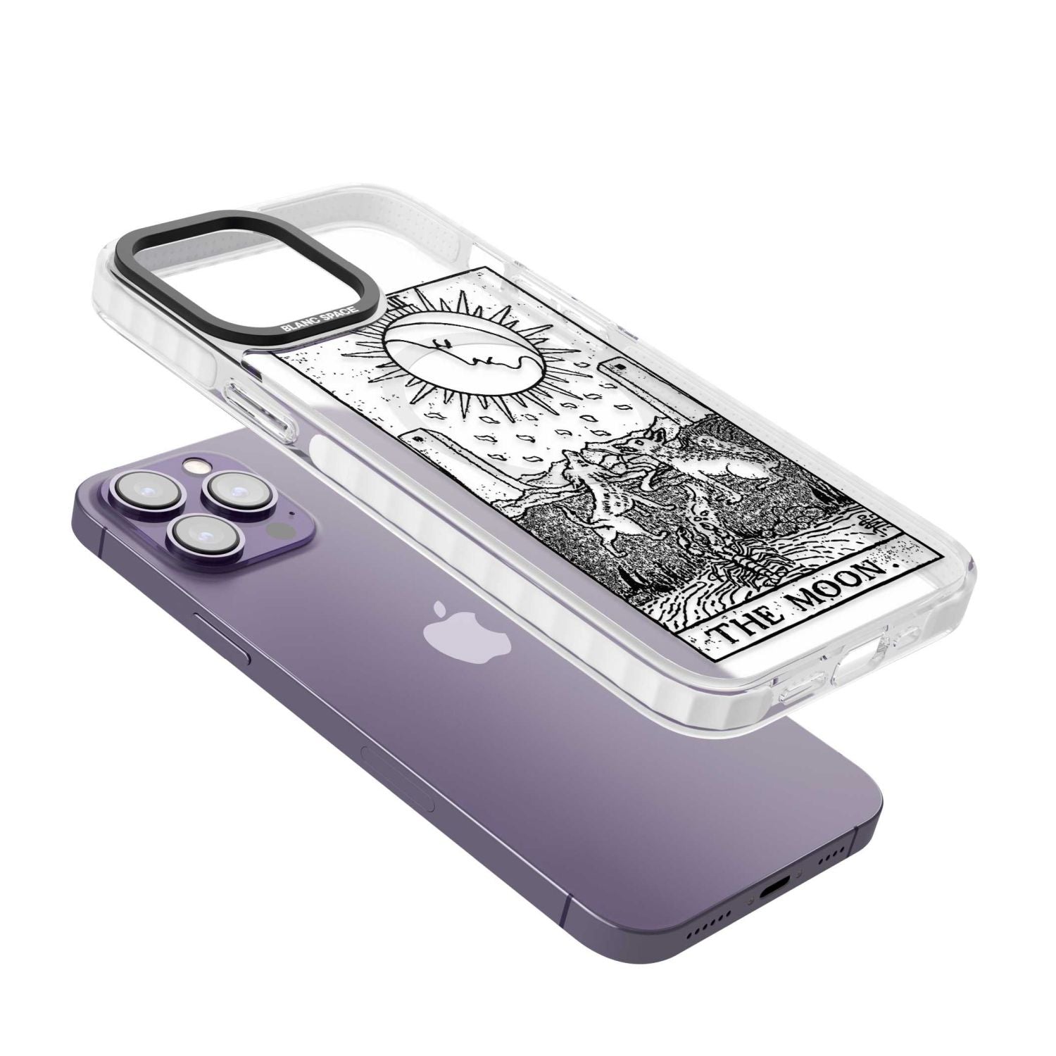 Personalised The Moon Tarot Card (Clear)