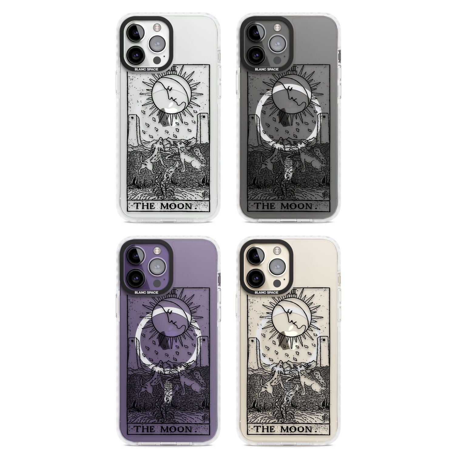 Personalised The Moon Tarot Card (Clear)