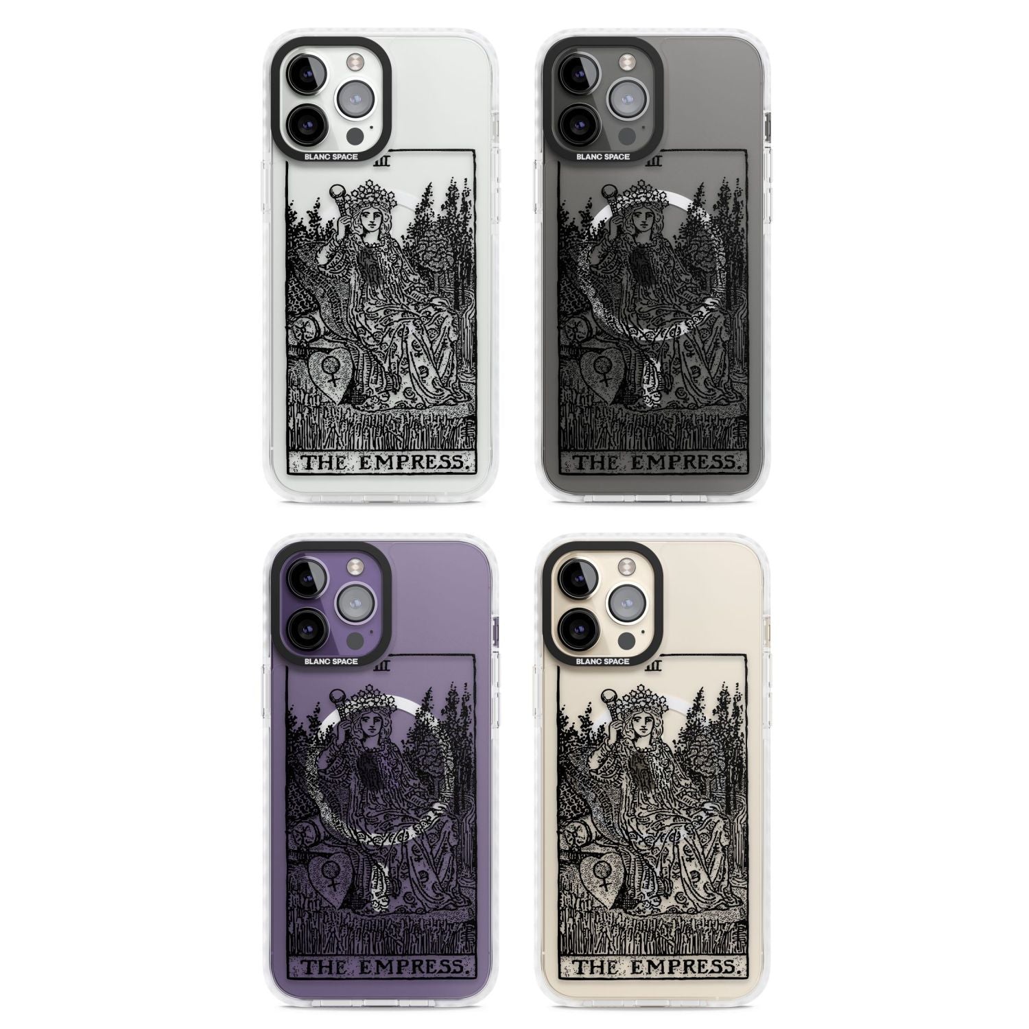 Personalised The Empress Tarot Card (Clear)