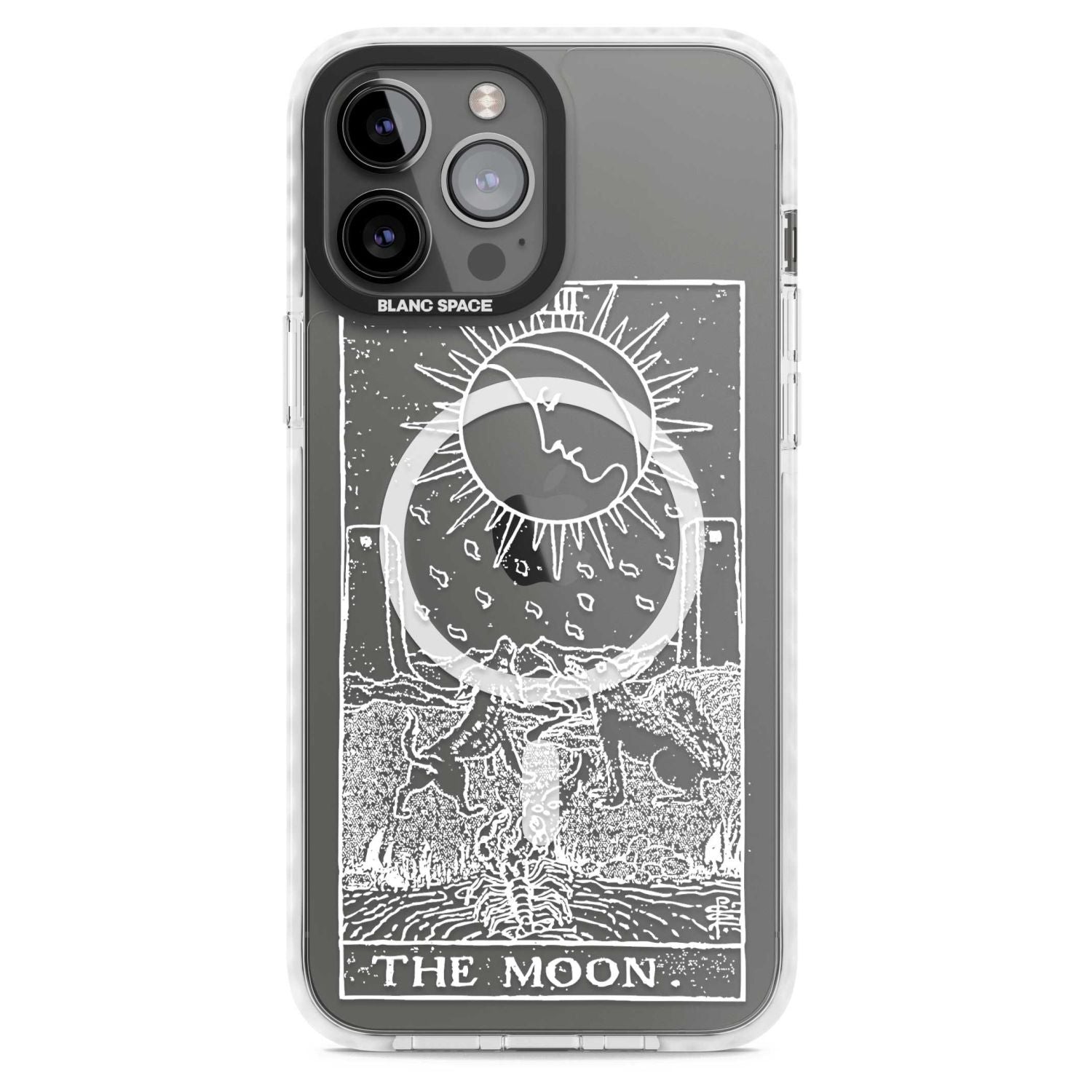 Personalised The Moon Tarot Card (White)