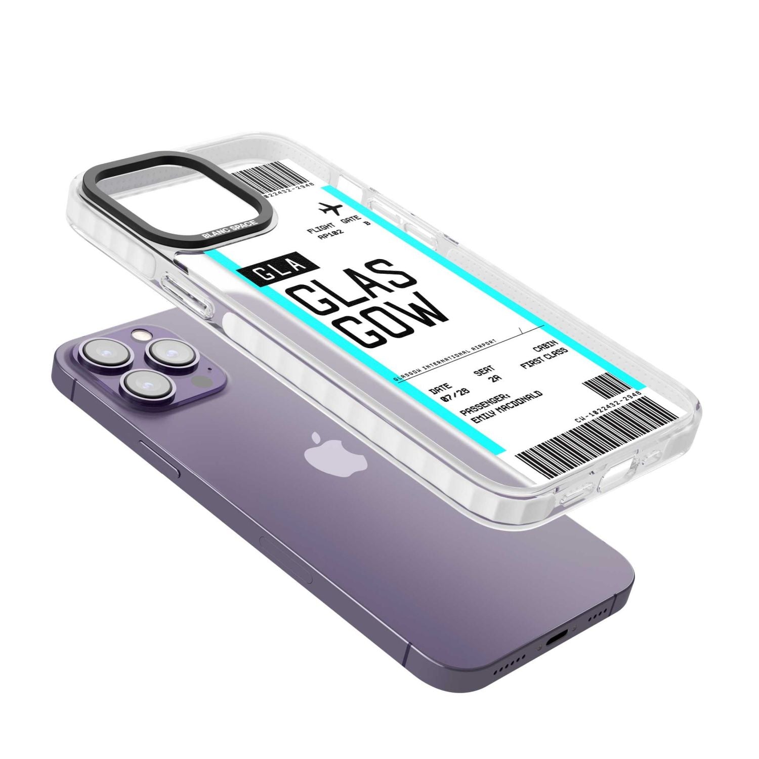 Personalised Glasgow Boarding Pass