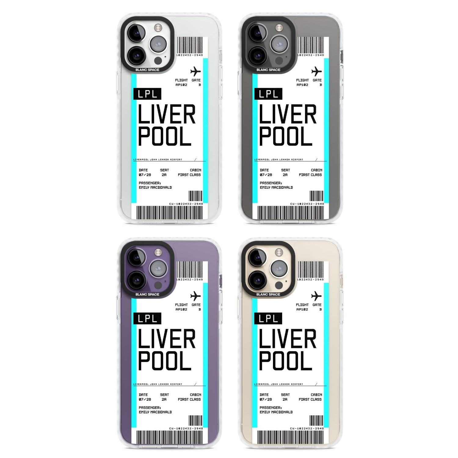 Personalised Liverpool Boarding Pass