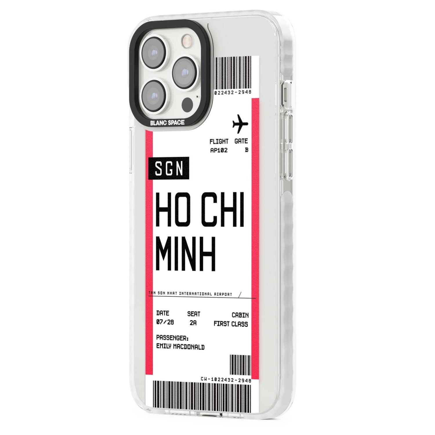 Personalised Ho Chi Minh Boarding Pass