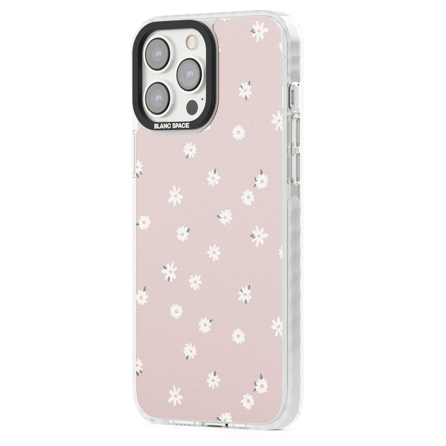 Painted Daises On Pink