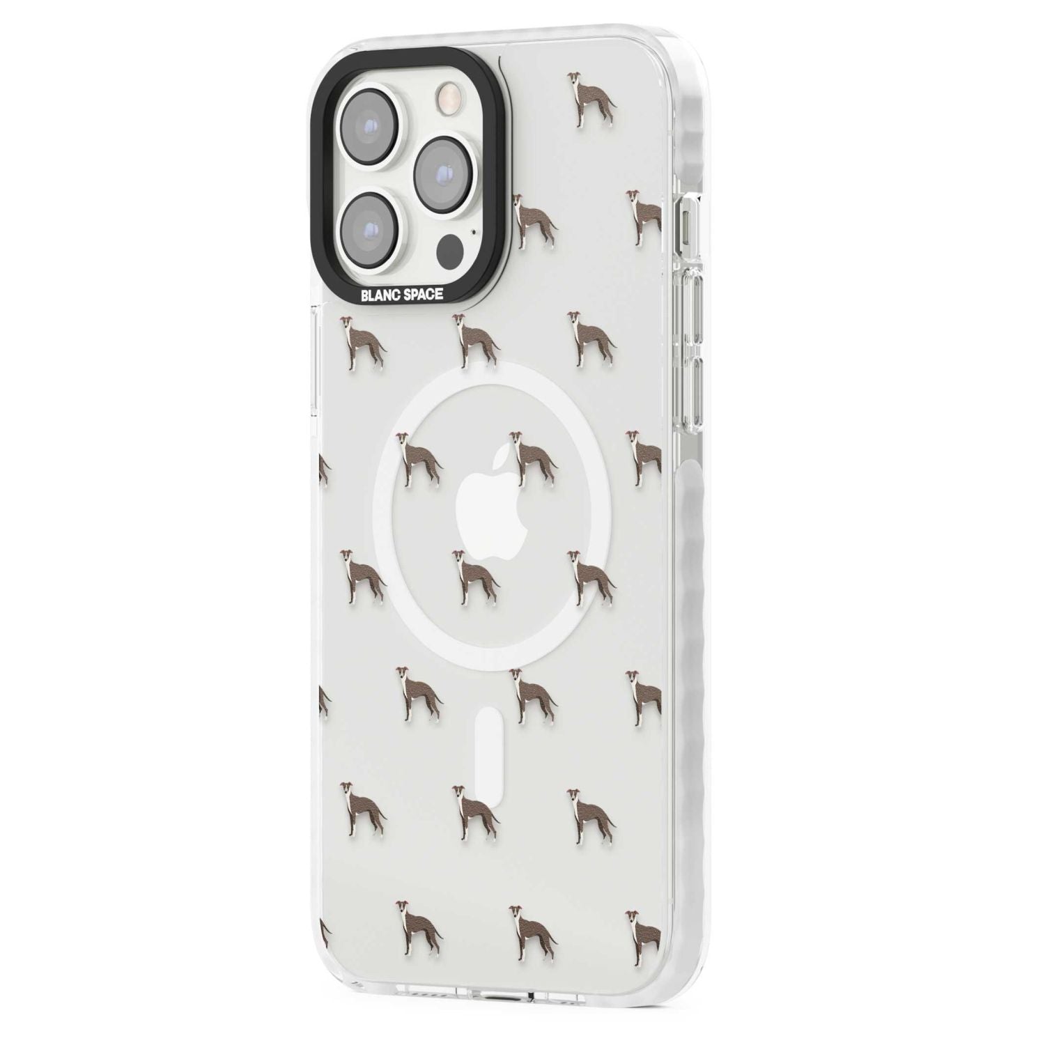Whippet Dog Pattern Clear