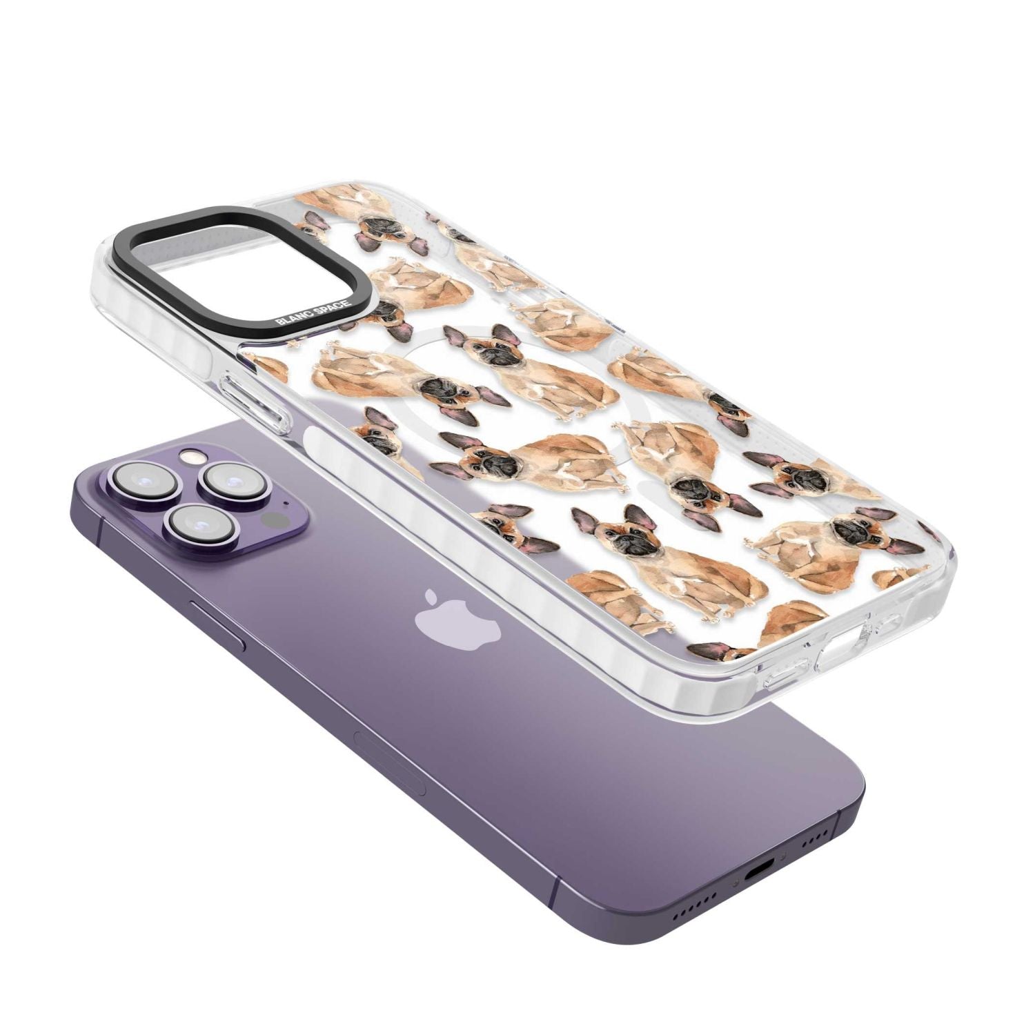 French Bulldog Watercolour Pattern