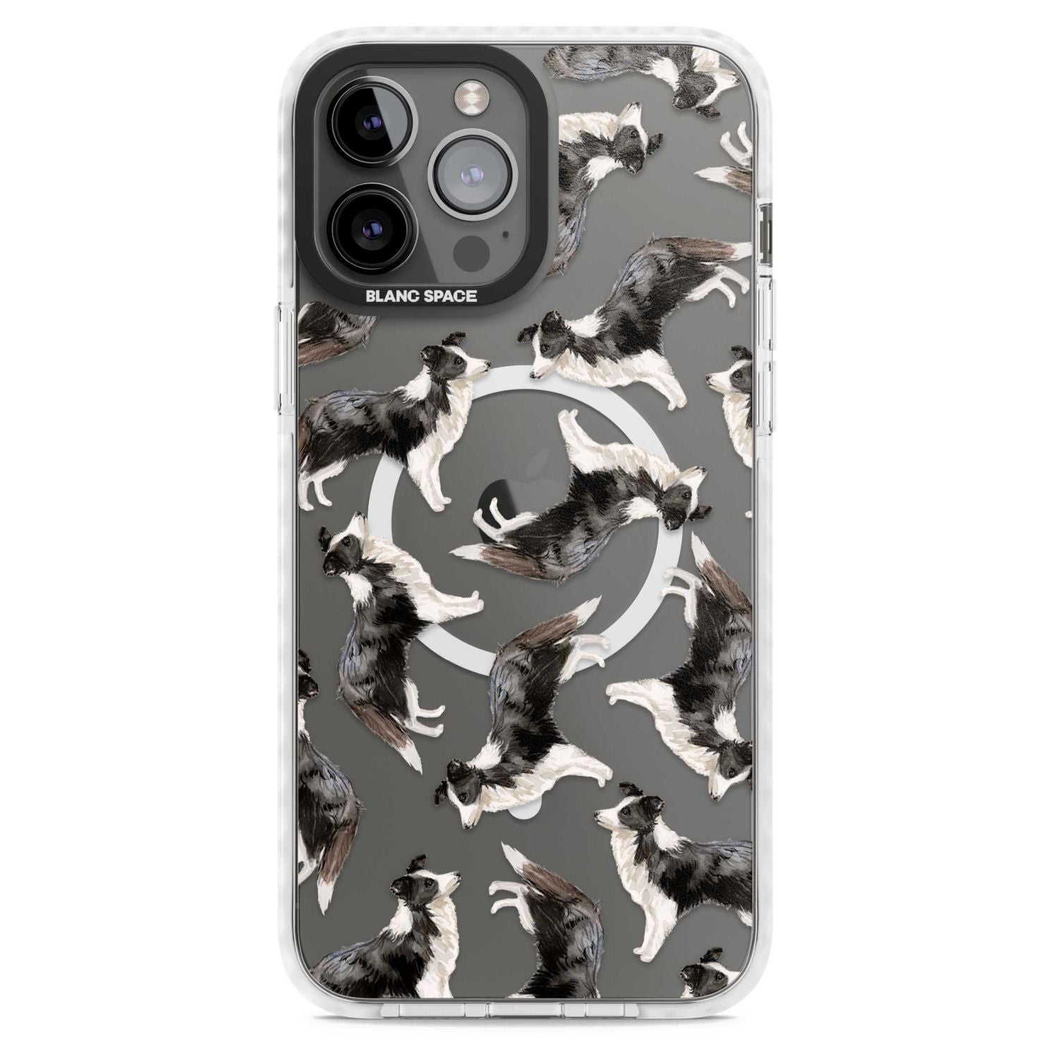 Border Collie Pattern Watercolour