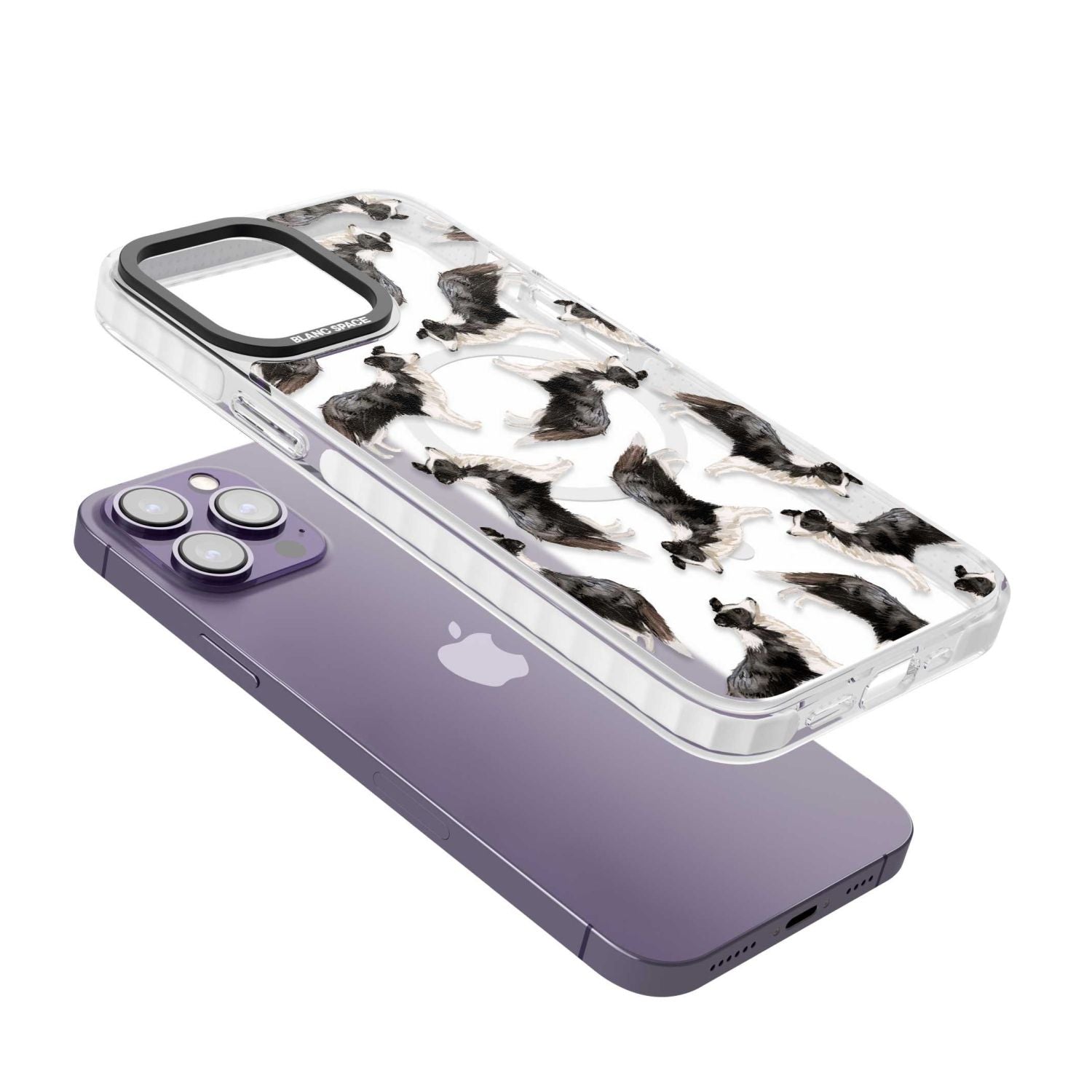 Border Collie Pattern Watercolour