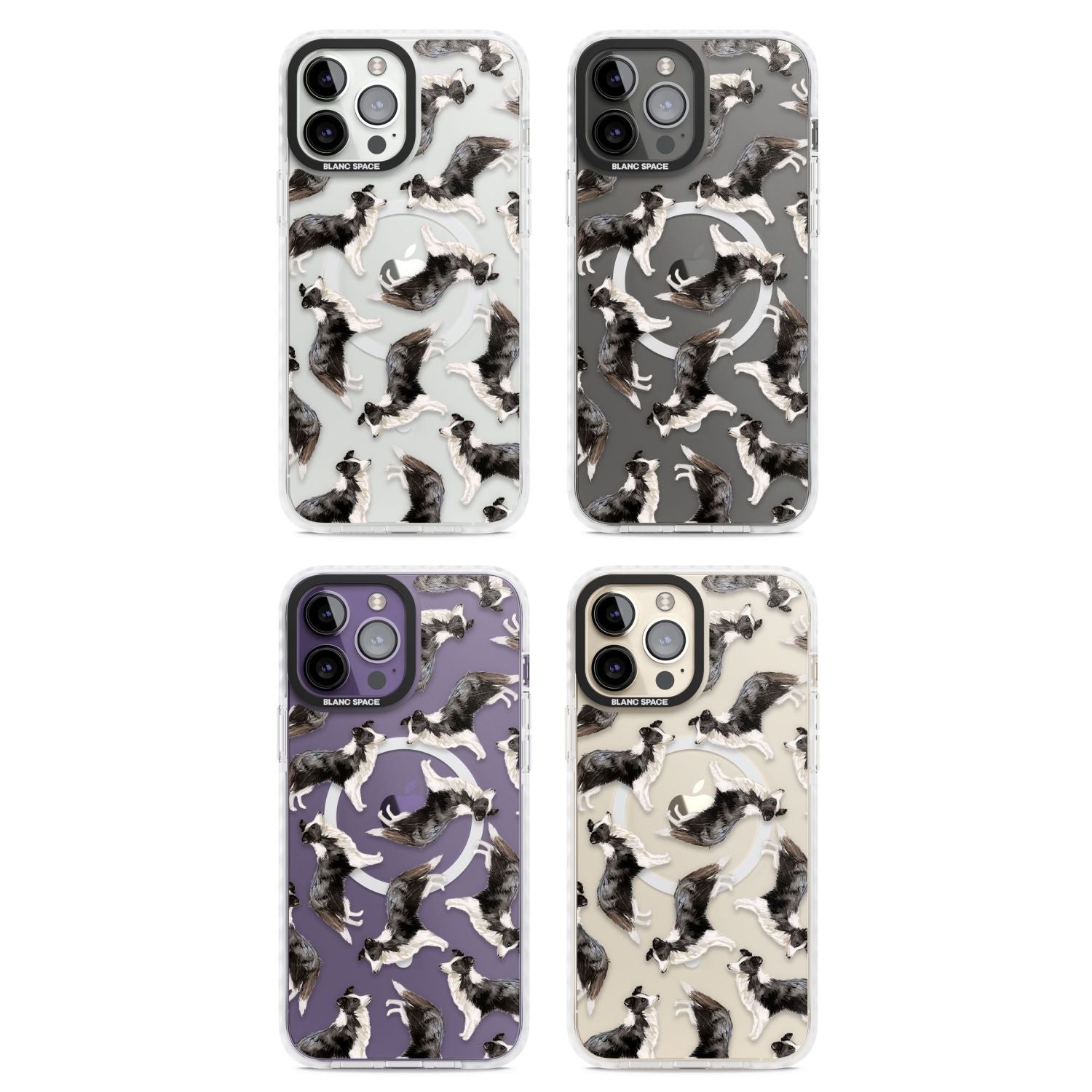 Border Collie Pattern Watercolour