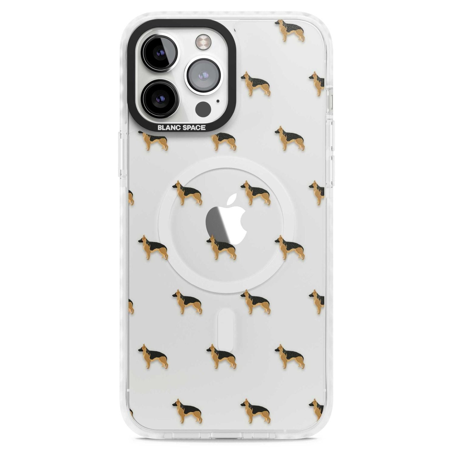 German Shepherd Pattern Clear