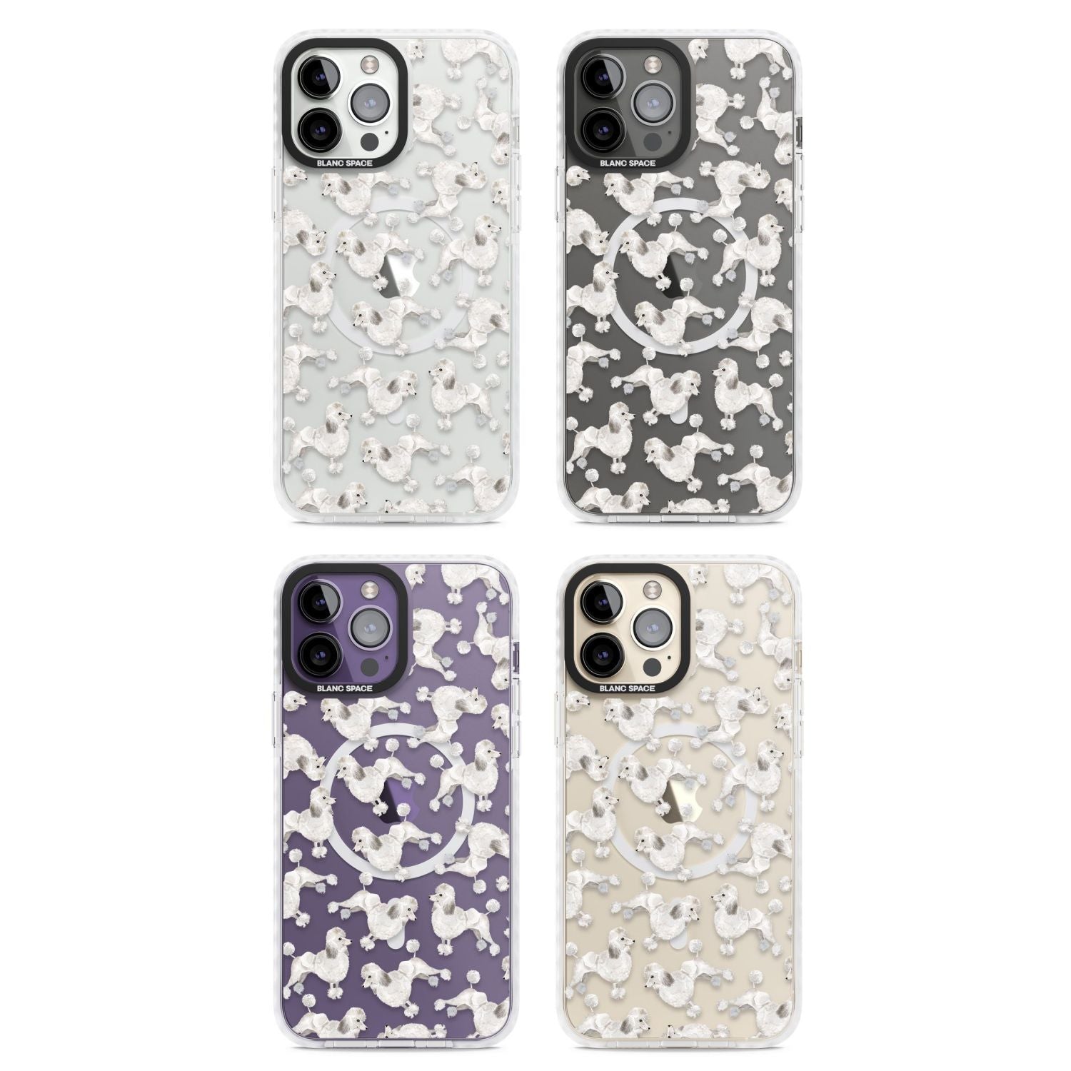 Poodle Watercolor Pattern