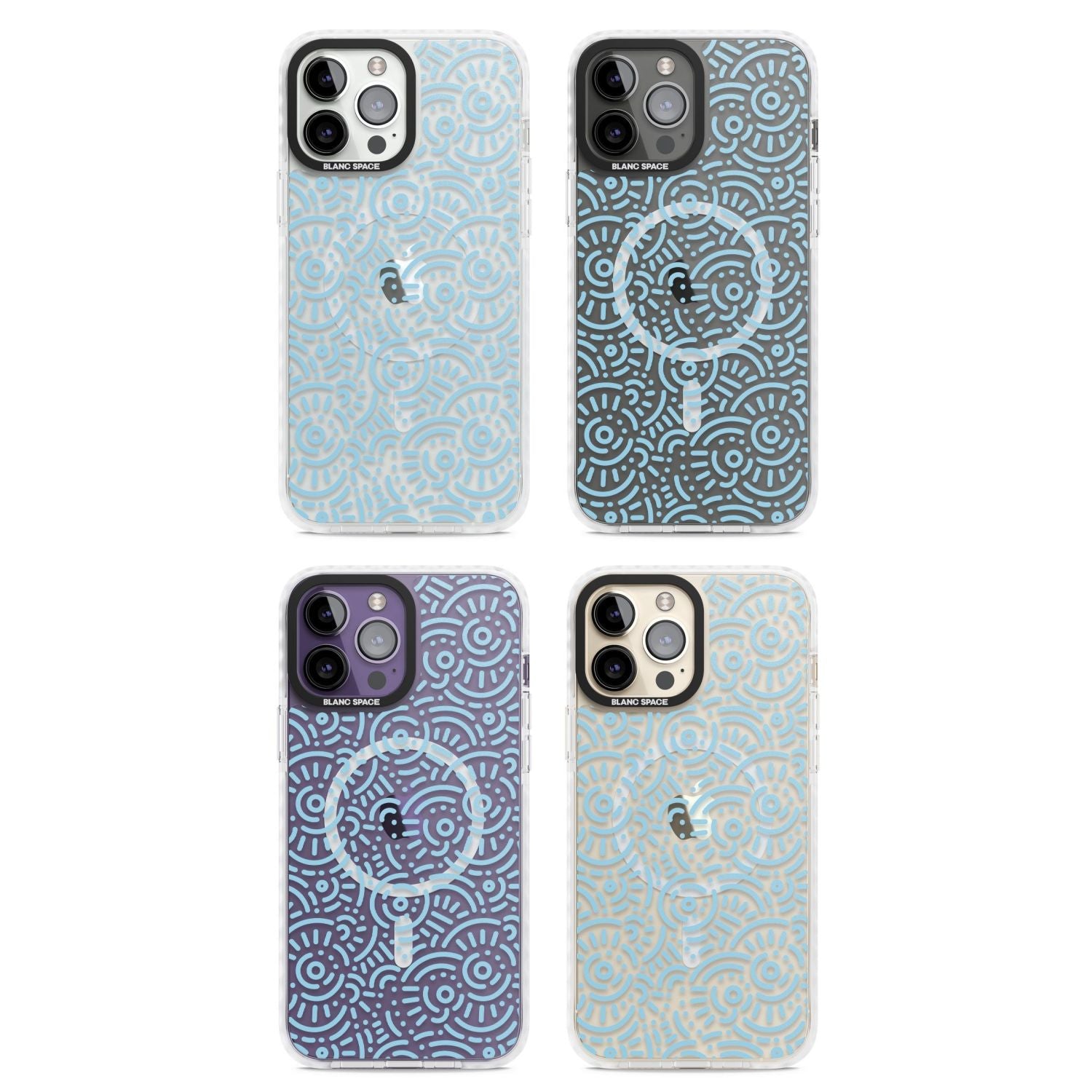 Light Blue Retro Pattern