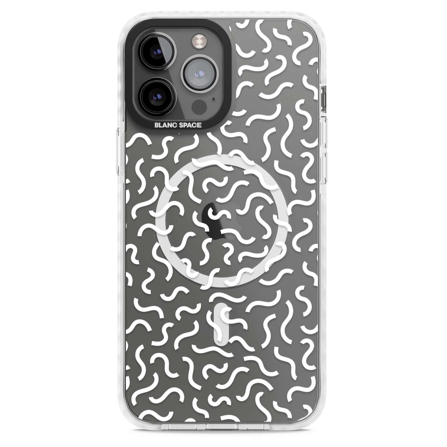 Black & White Wavy Pattern